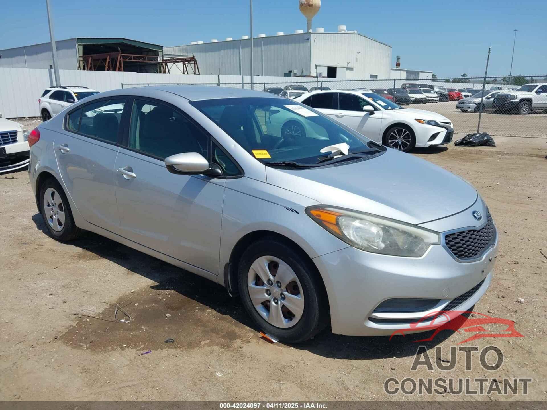 KIA FORTE 2015 - KNAFK4A66F5340342