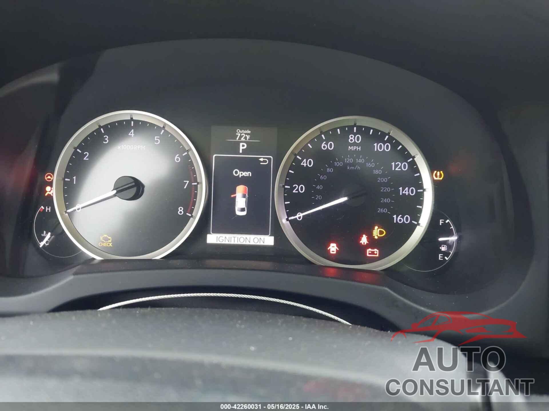 LEXUS IS 350 2014 - JTHBE1D22E5002420