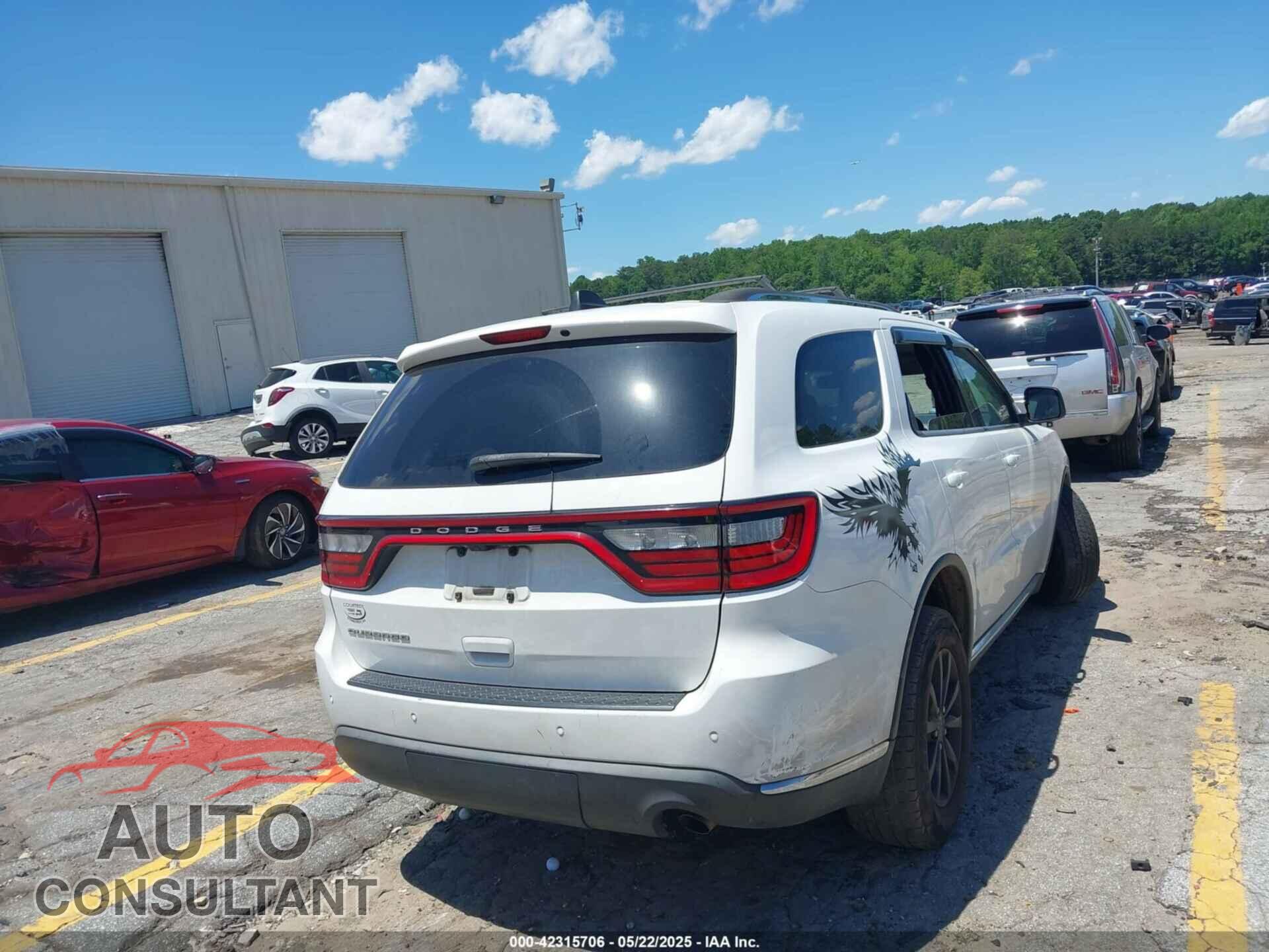 DODGE DURANGO 2017 - 1C4RDHAG2HC724384