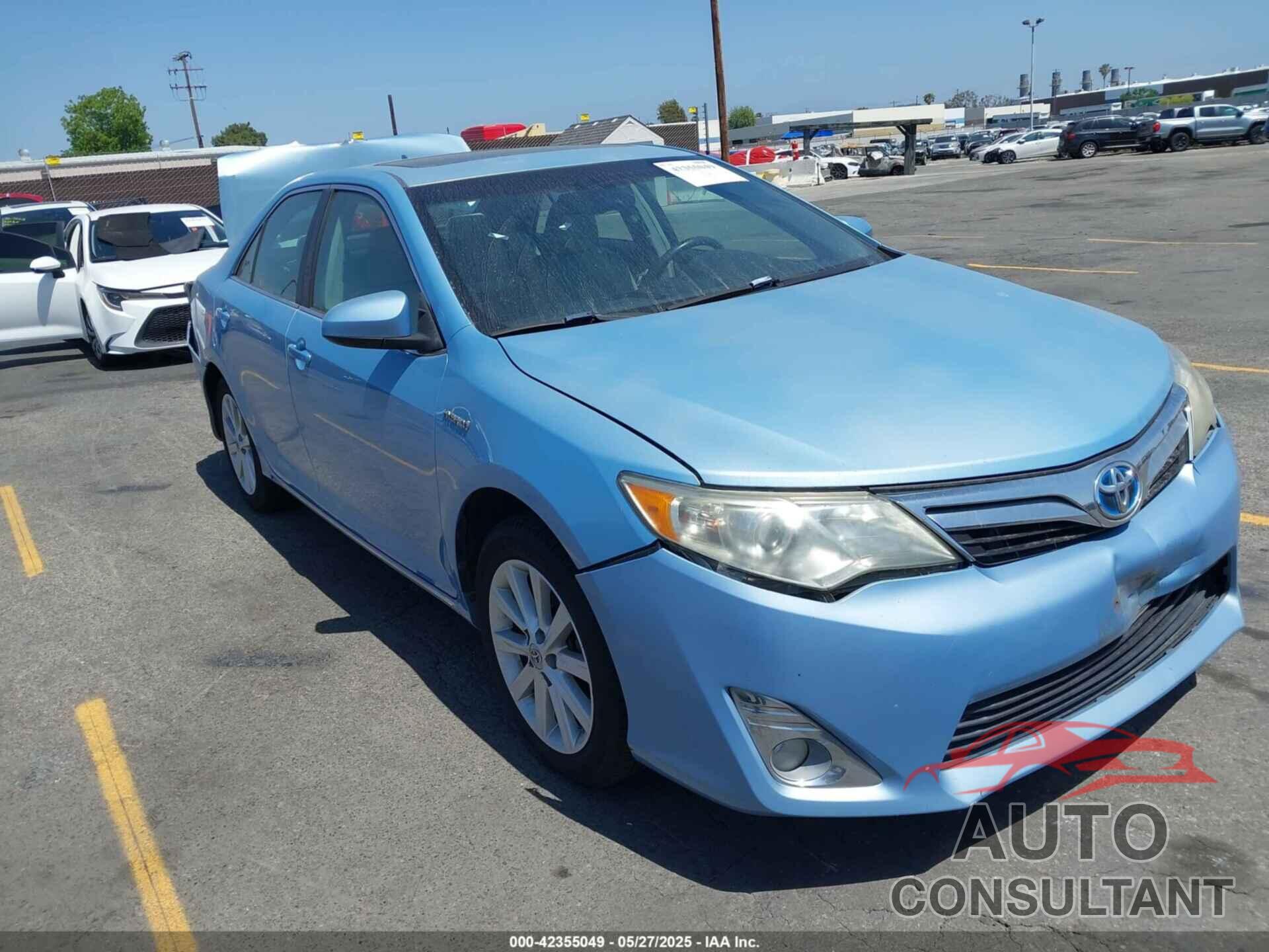 TOYOTA CAMRY HYBRID 2012 - 4T1BD1FK8CU030786