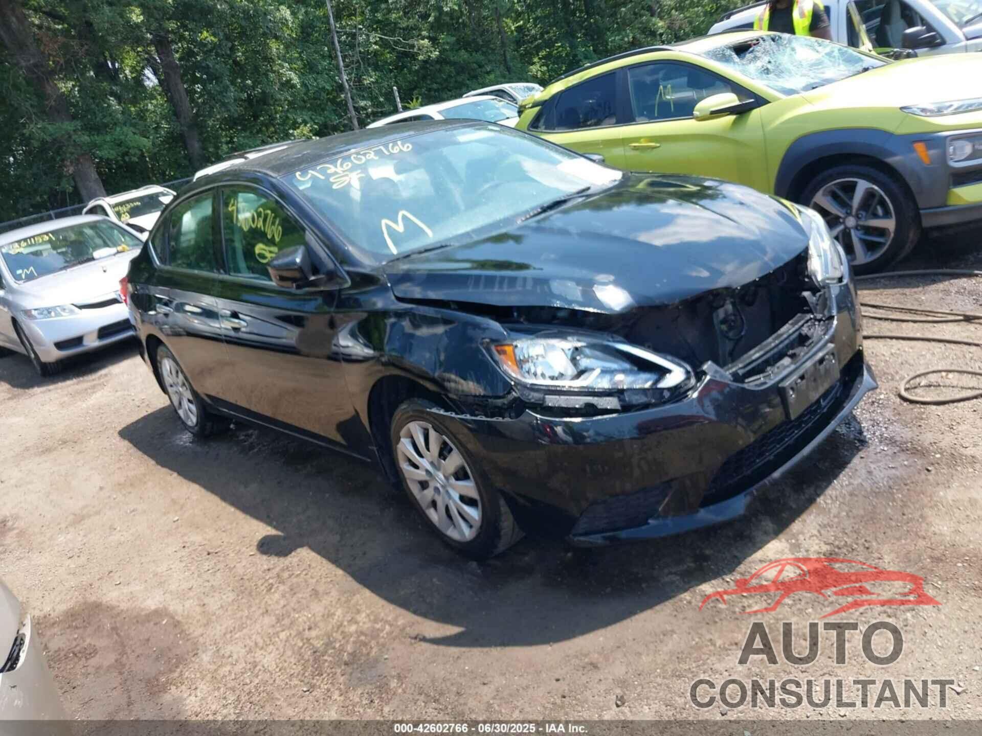 NISSAN SENTRA 2018 - 3N1AB7AP3JY334097