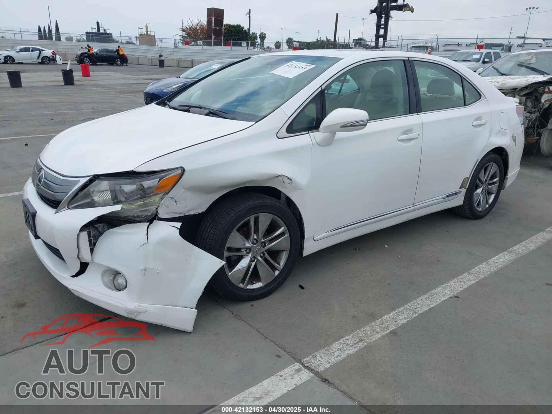 LEXUS HS 250H 2010 - JTHBB1BAXA2034353