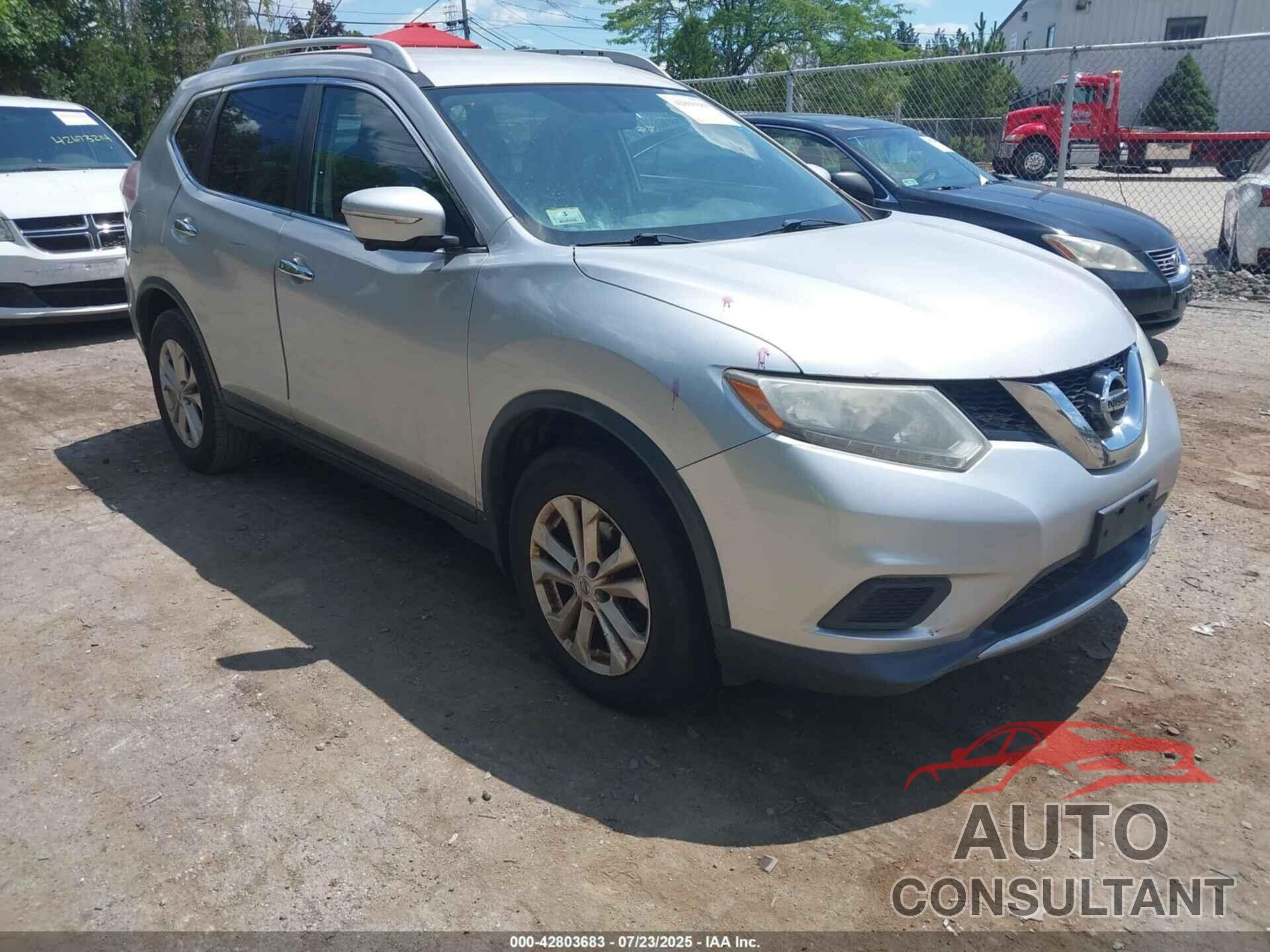 NISSAN ROGUE 2015 - KNMAT2MV3FP512929