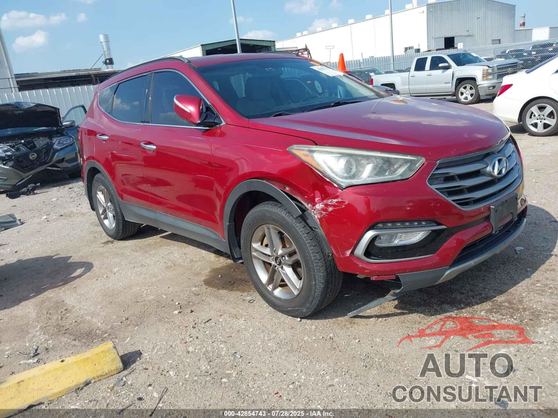 HYUNDAI SANTA FE SPORT 2018 - 5XYZU3LB3JG503396