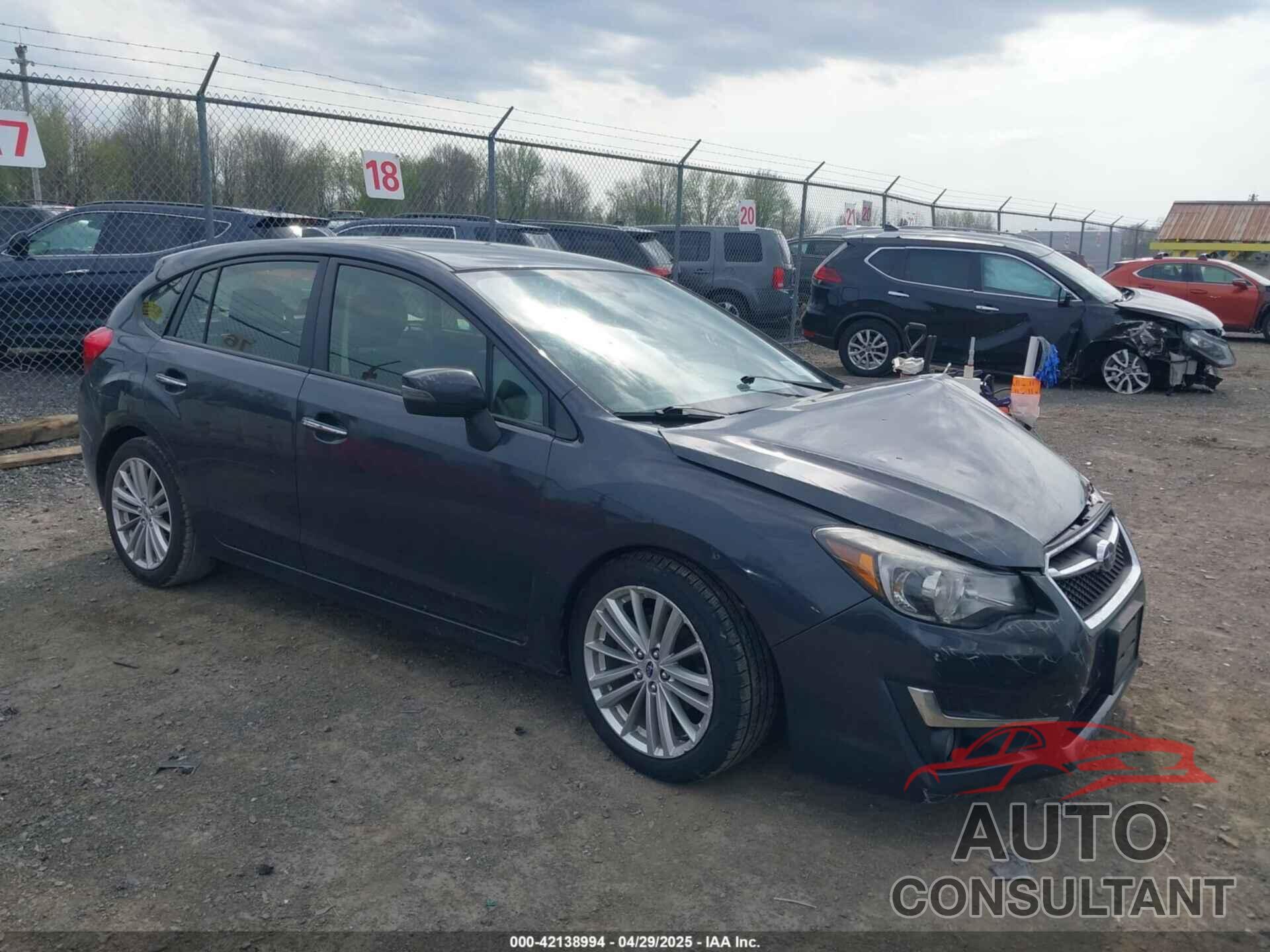 SUBARU IMPREZA 2016 - JF1GPAK64G8231177