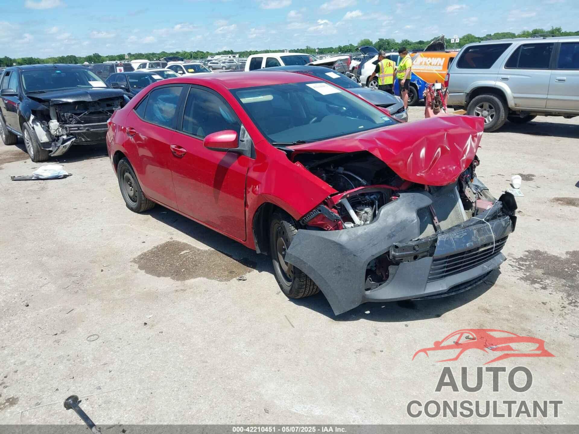 TOYOTA COROLLA 2016 - 5YFBURHE3GP523370