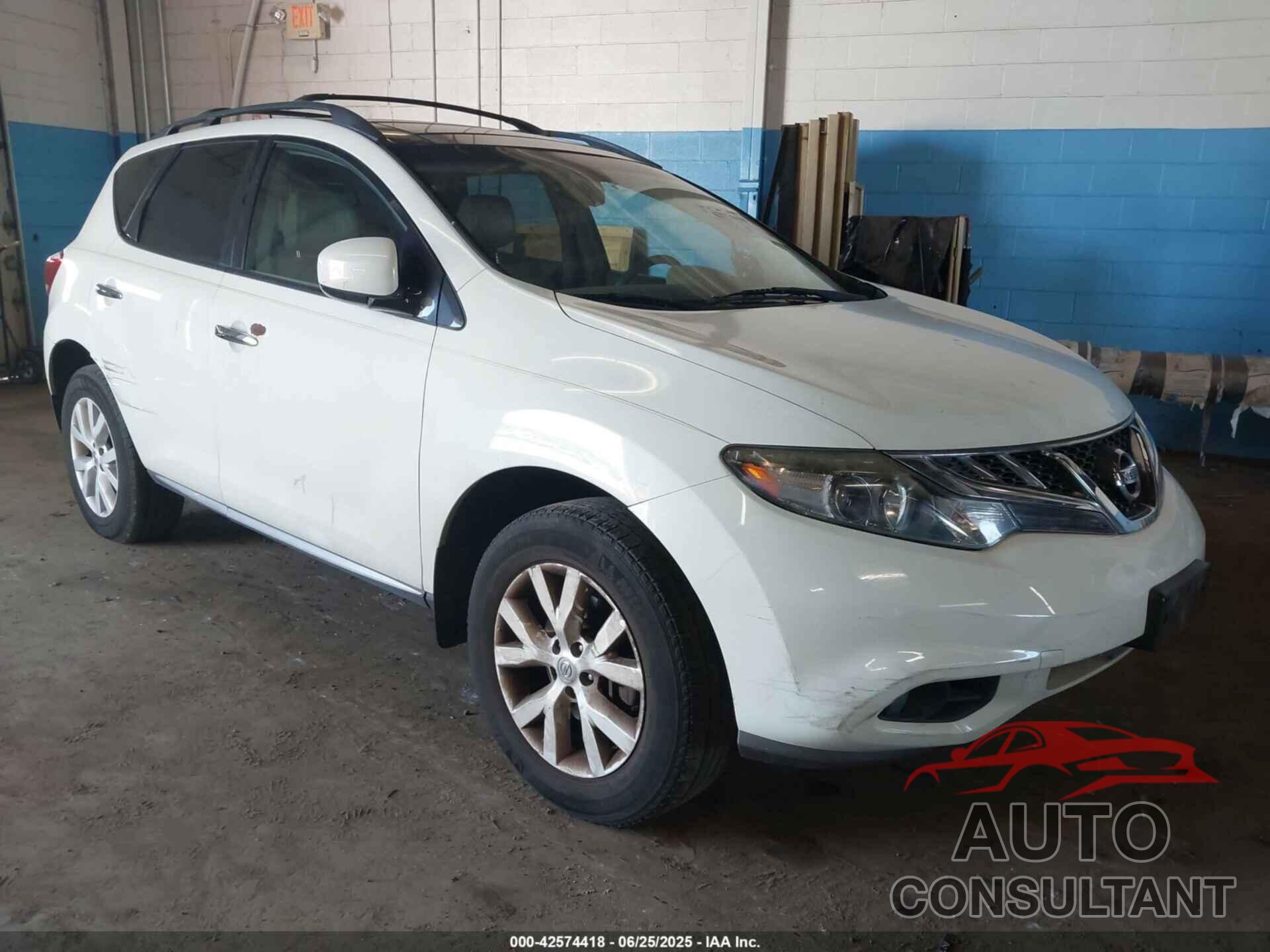 NISSAN MURANO 2011 - JN8AZ1MW9BW172580
