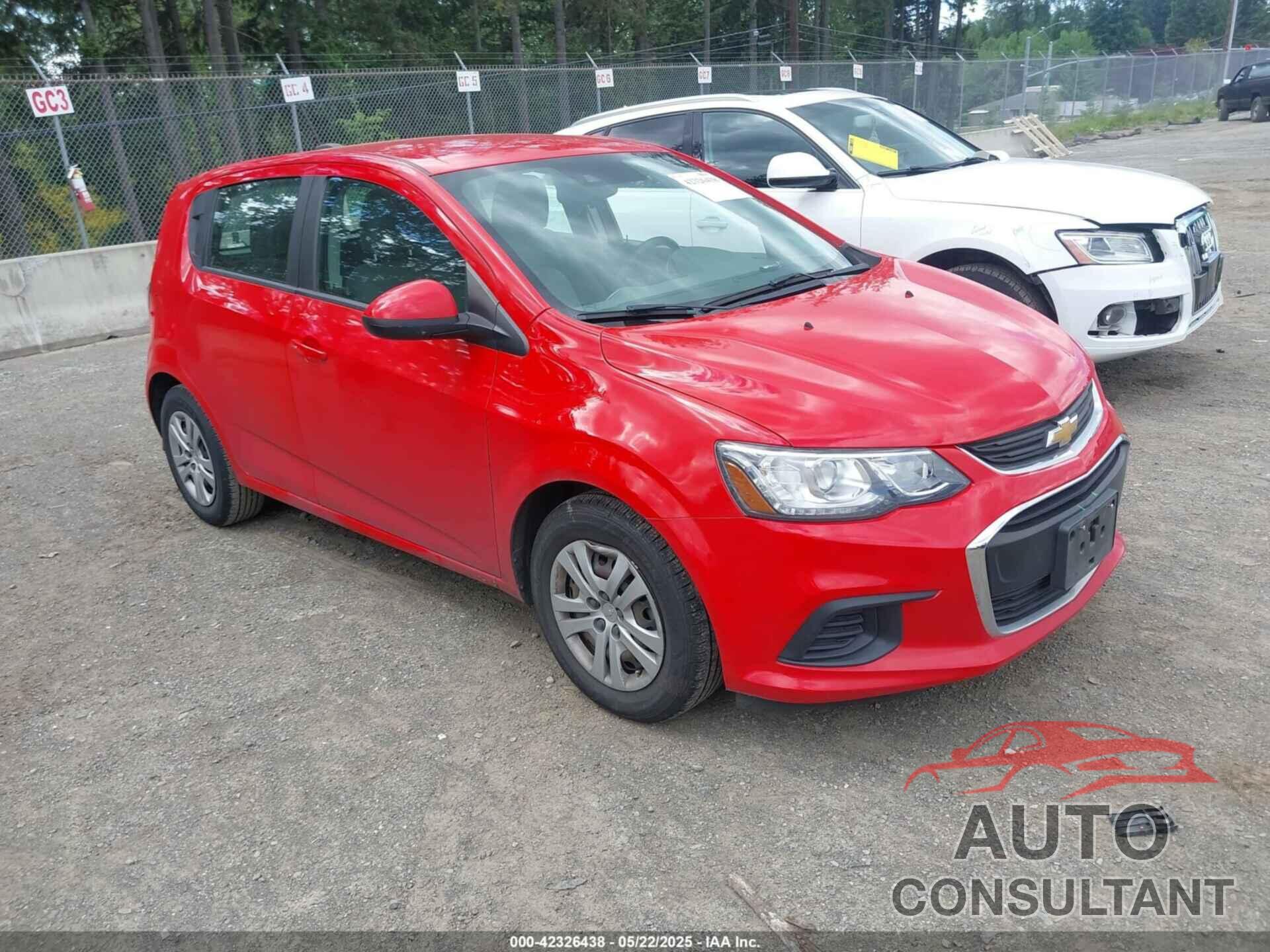 CHEVROLET SONIC 2020 - 1G1JG6SB2L4115688