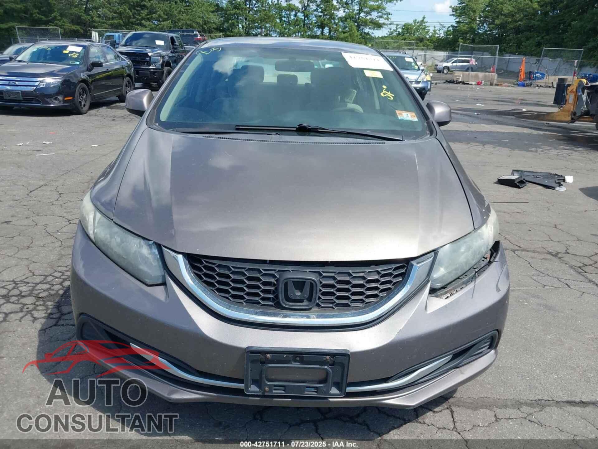 HONDA CIVIC 2013 - 19XFB2F5XDE226112