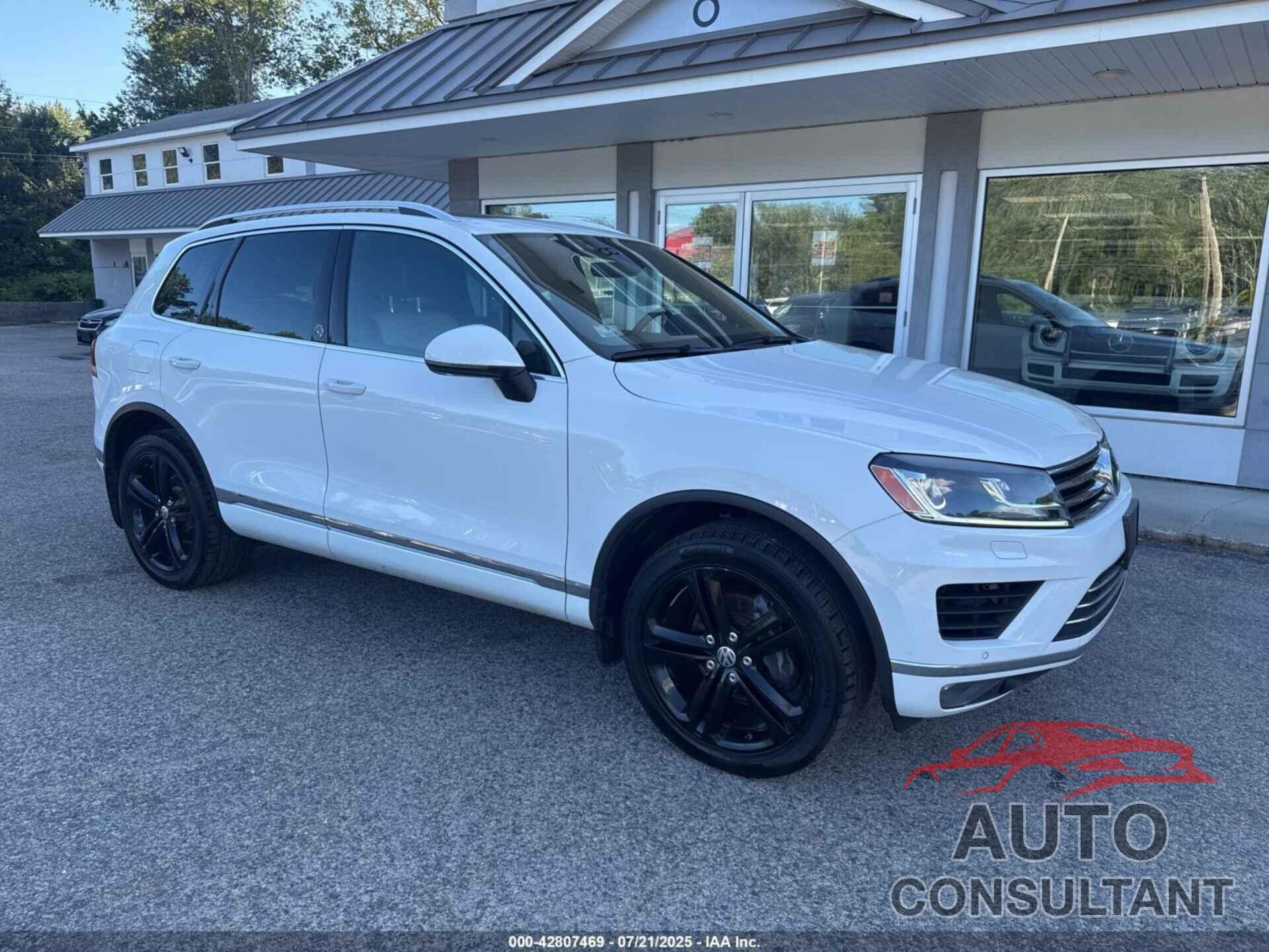 VOLKSWAGEN TOUAREG 2017 - WVGRF7BP0HD006194