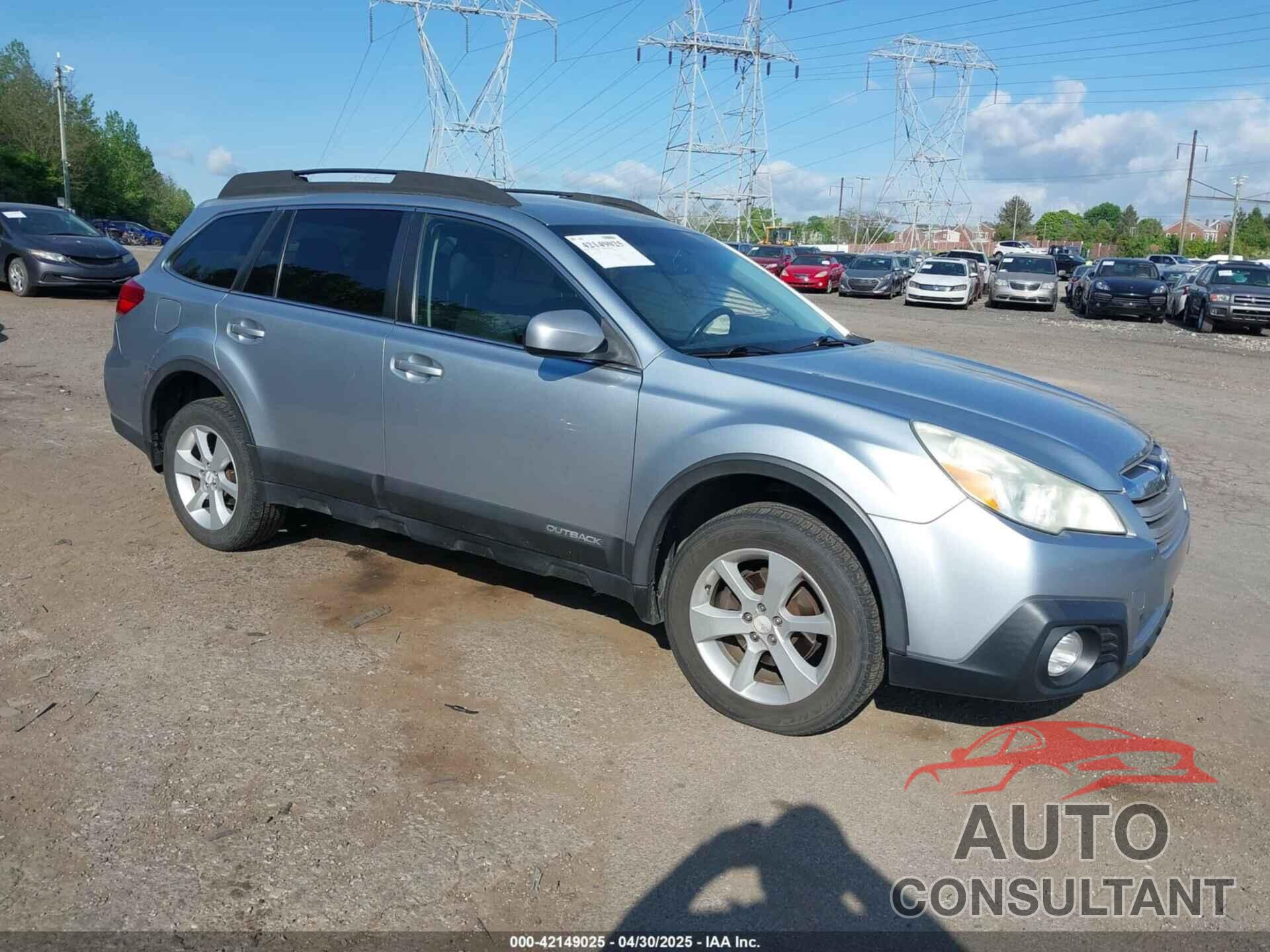 SUBARU OUTBACK 2013 - 4S4BRBCC6D3267871