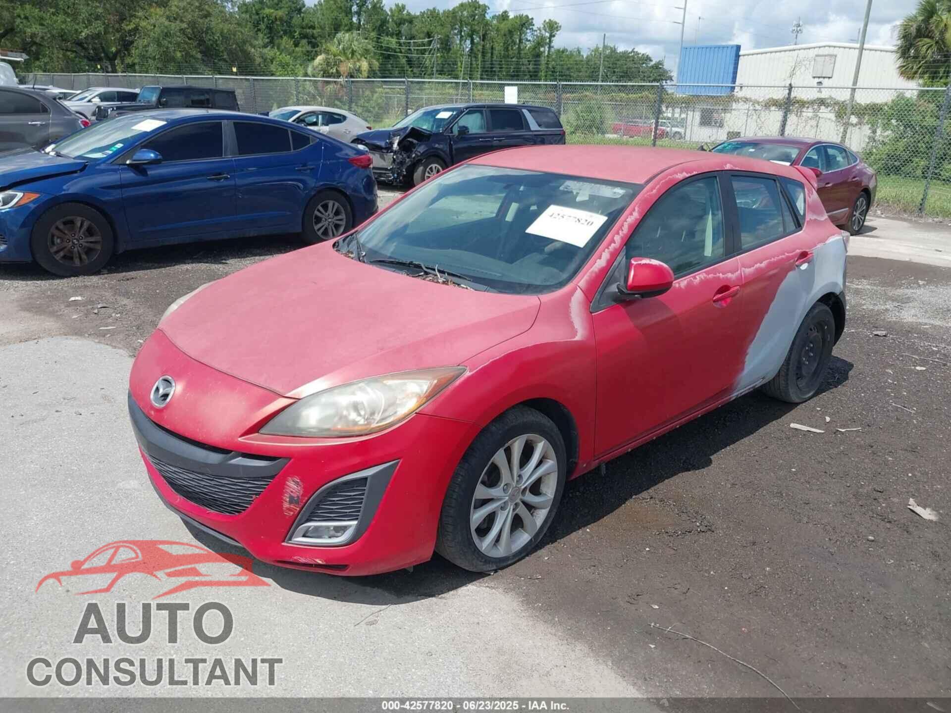 MAZDA MAZDA3 2010 - JM1BL1H55A1319363