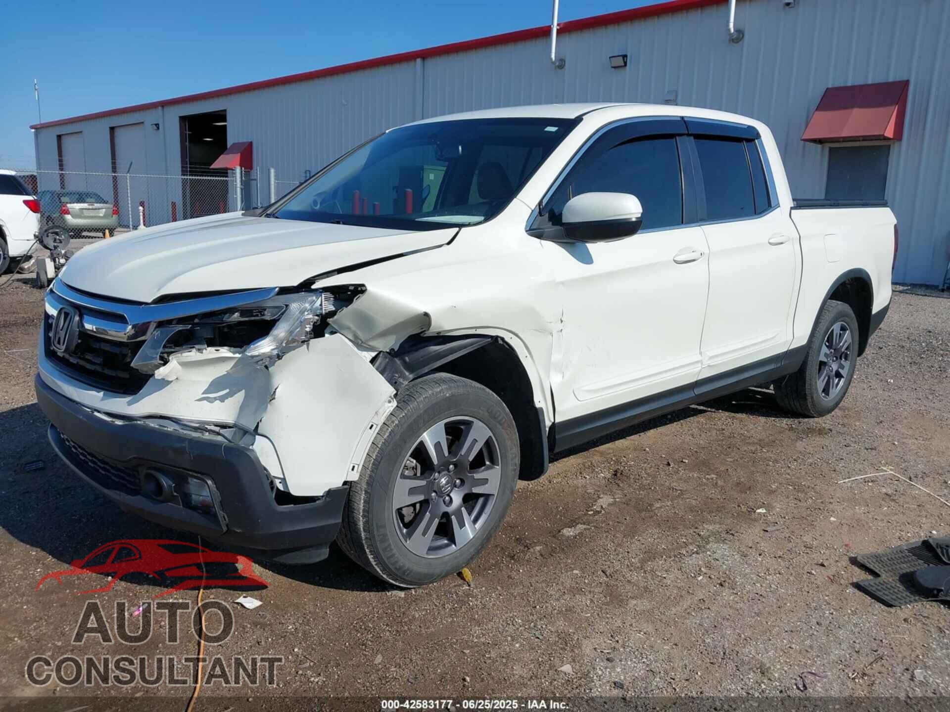 HONDA RIDGELINE 2017 - 5FPYK3F69HB038048