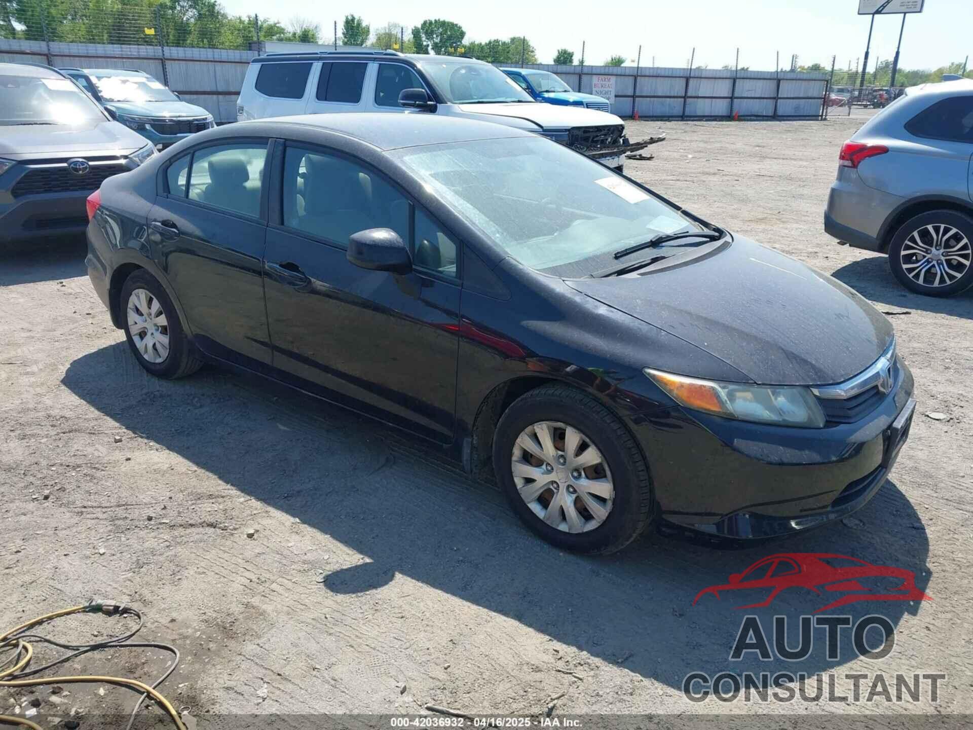 HONDA CIVIC 2012 - 2HGFB2F57CH569237