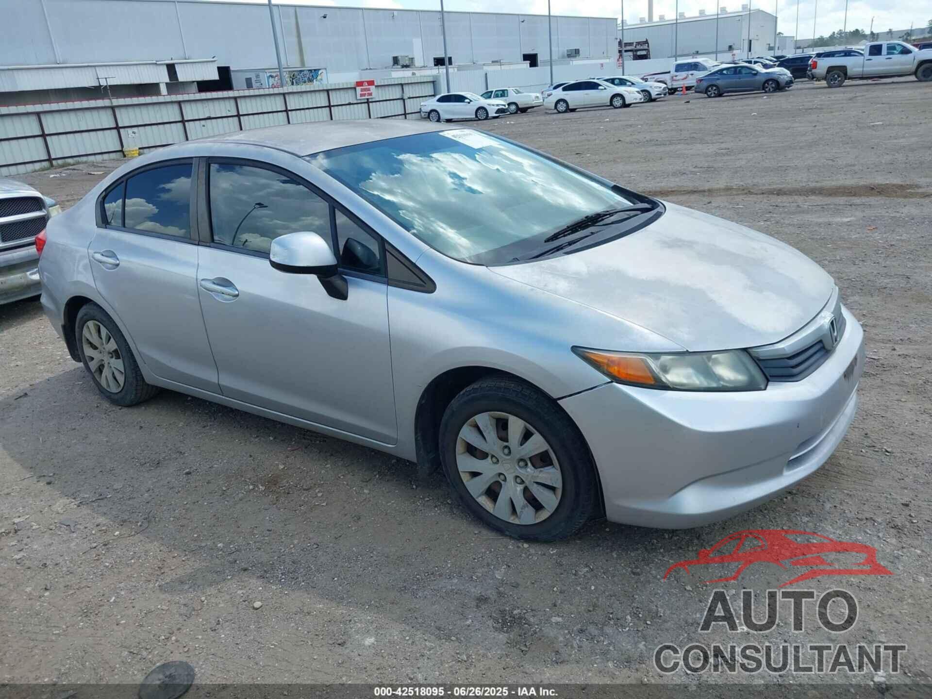 HONDA CIVIC 2012 - 2HGFB2F56CH325904