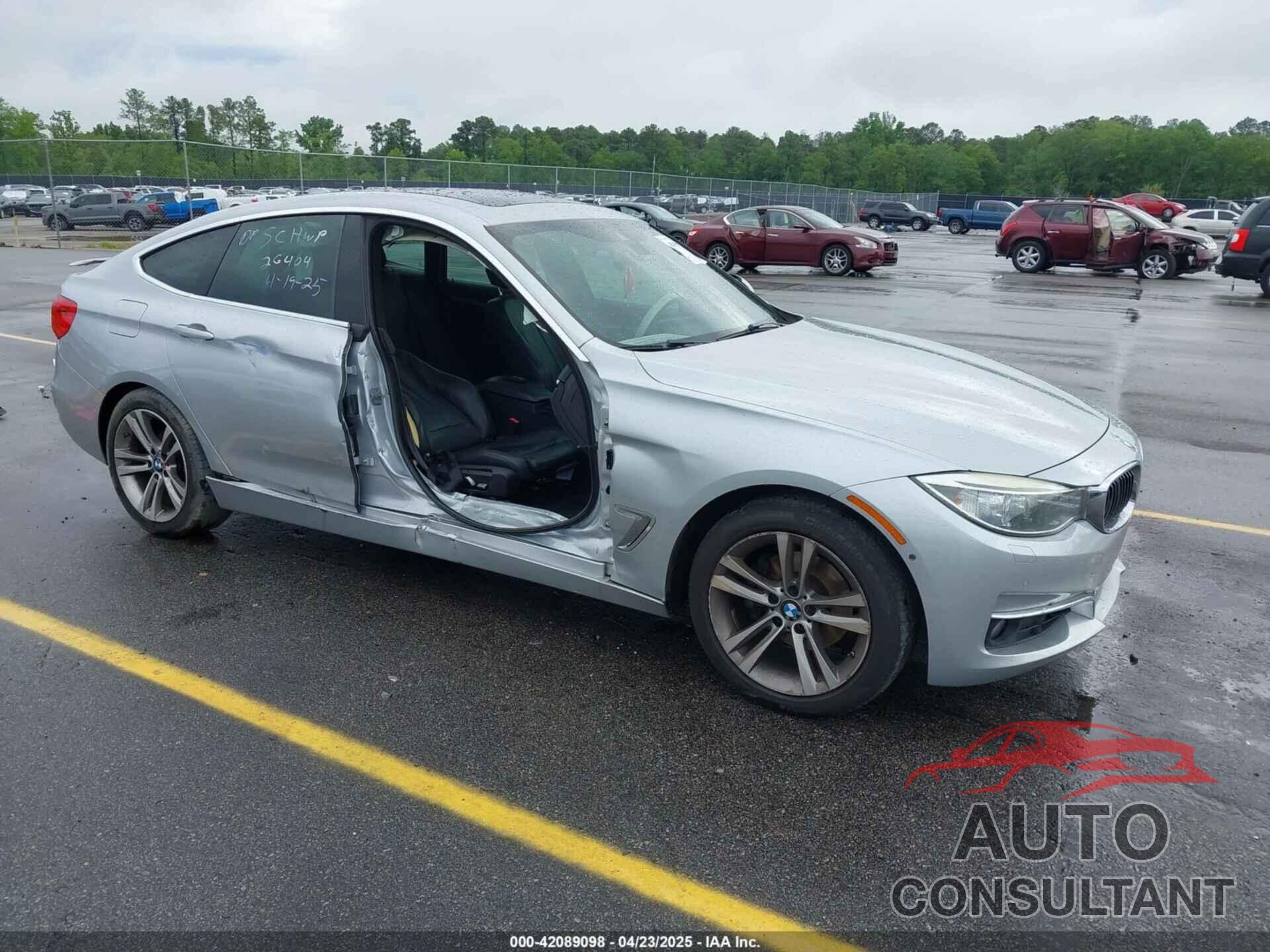 BMW 328I GRAN TURISMO 2016 - WBA8Z5C54GG502425
