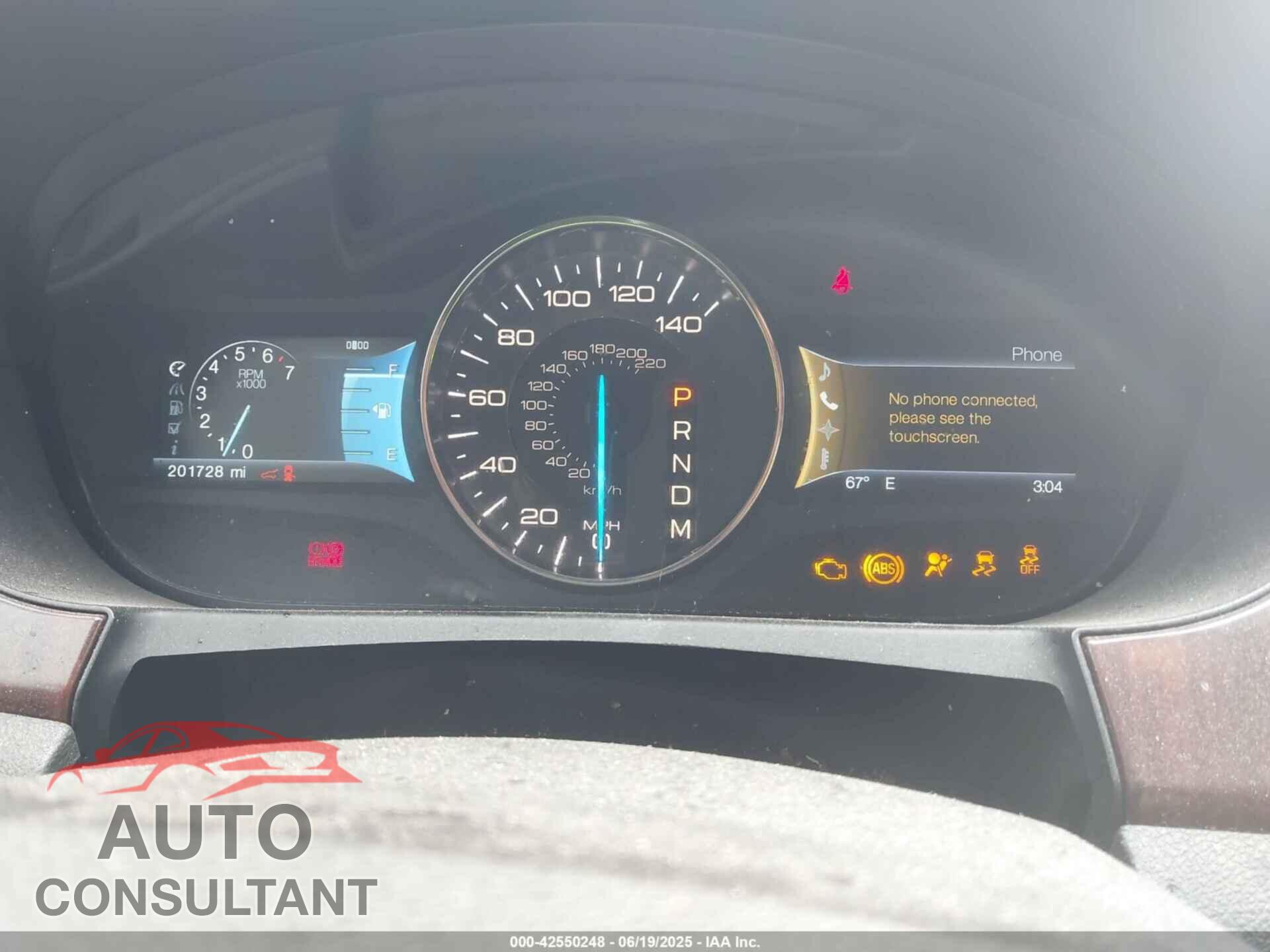 FORD EDGE 2012 - 2FMDK4KCXCBA68184