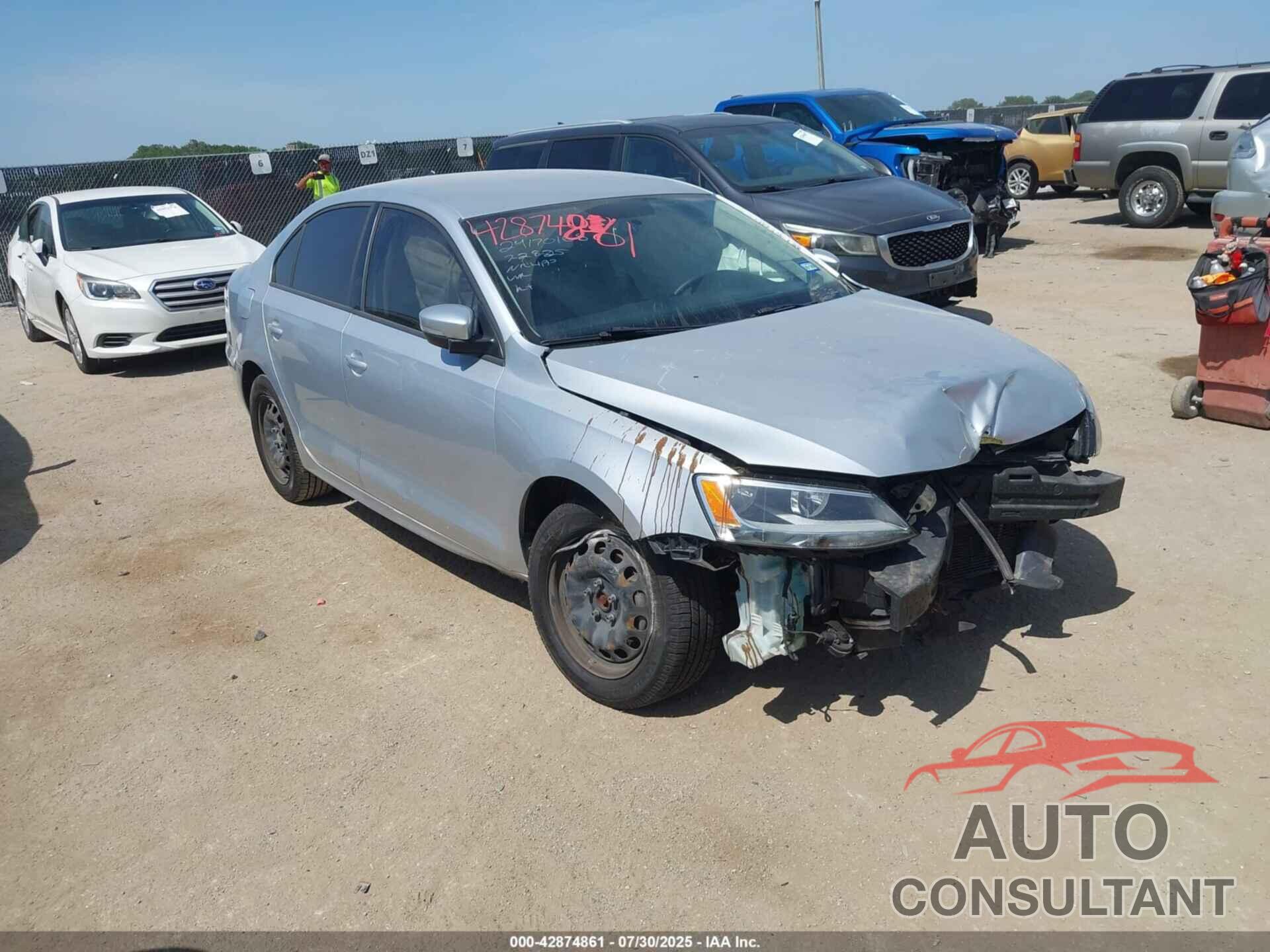 VOLKSWAGEN JETTA 2014 - 3VWD17AJ4EM245402