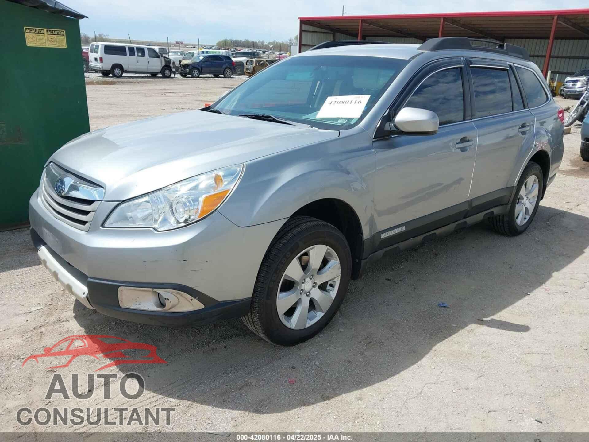 SUBARU OUTBACK 2011 - 4S4BRCCC1B3376225