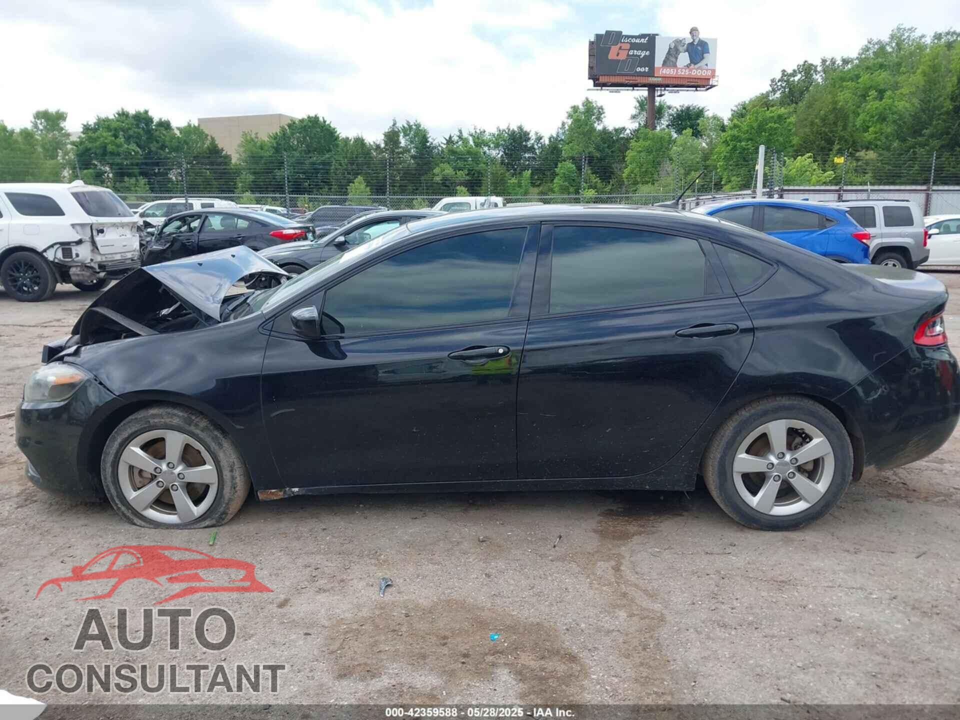 DODGE DART 2015 - 1C3CDFBB2FD251997