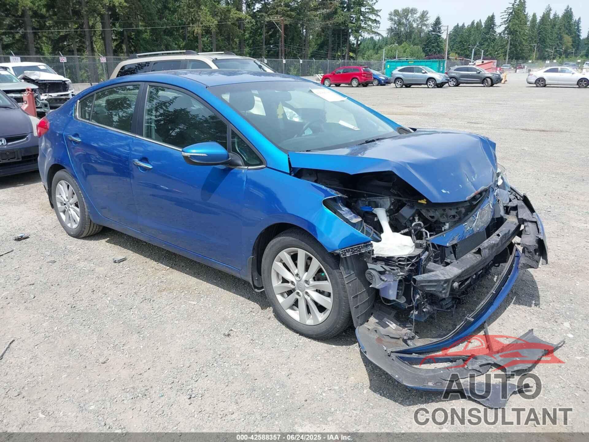 KIA FORTE 2014 - KNAFX4A87E5053514