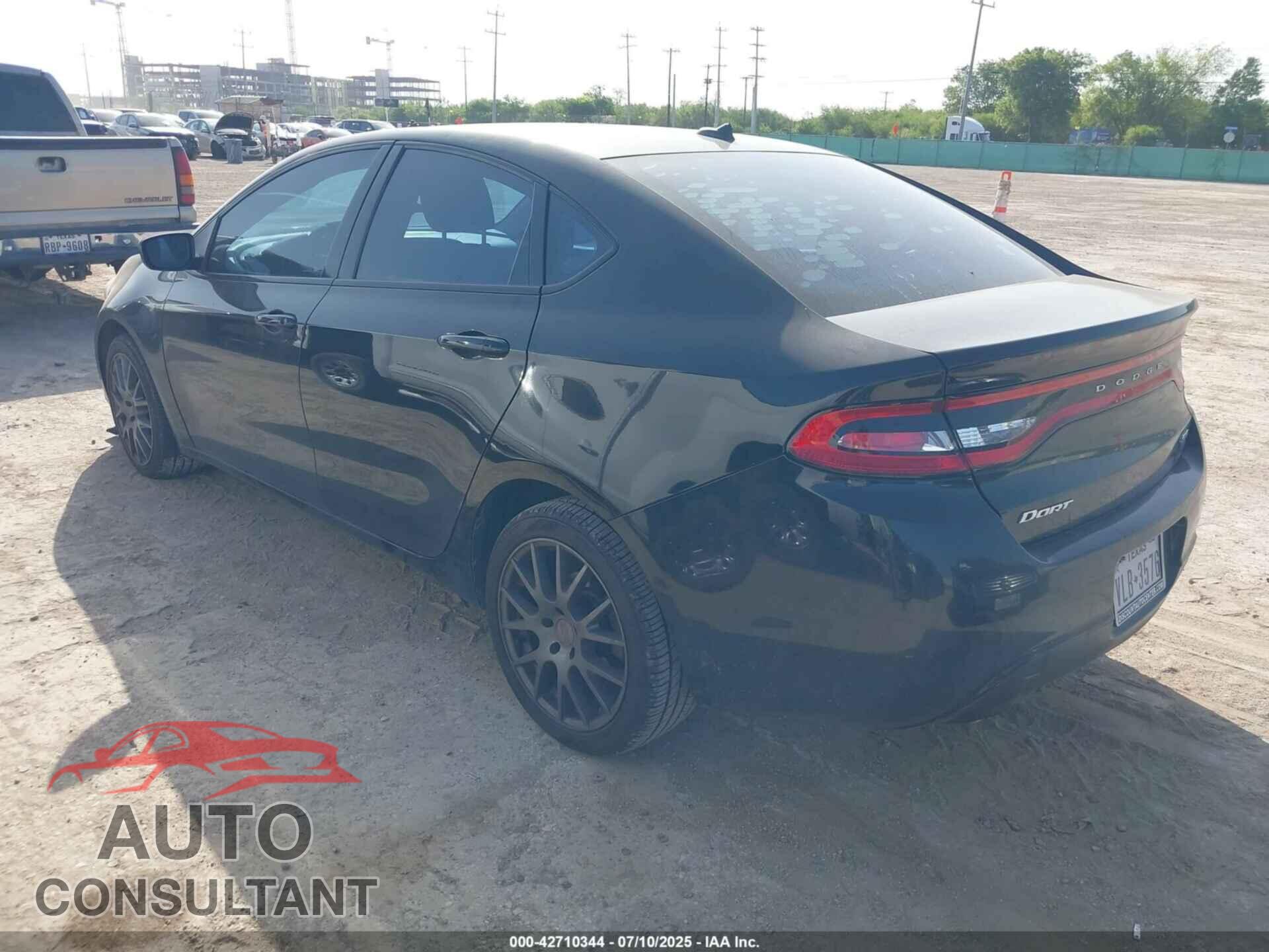 DODGE DART 2013 - 1C3CDFBA2DD344684