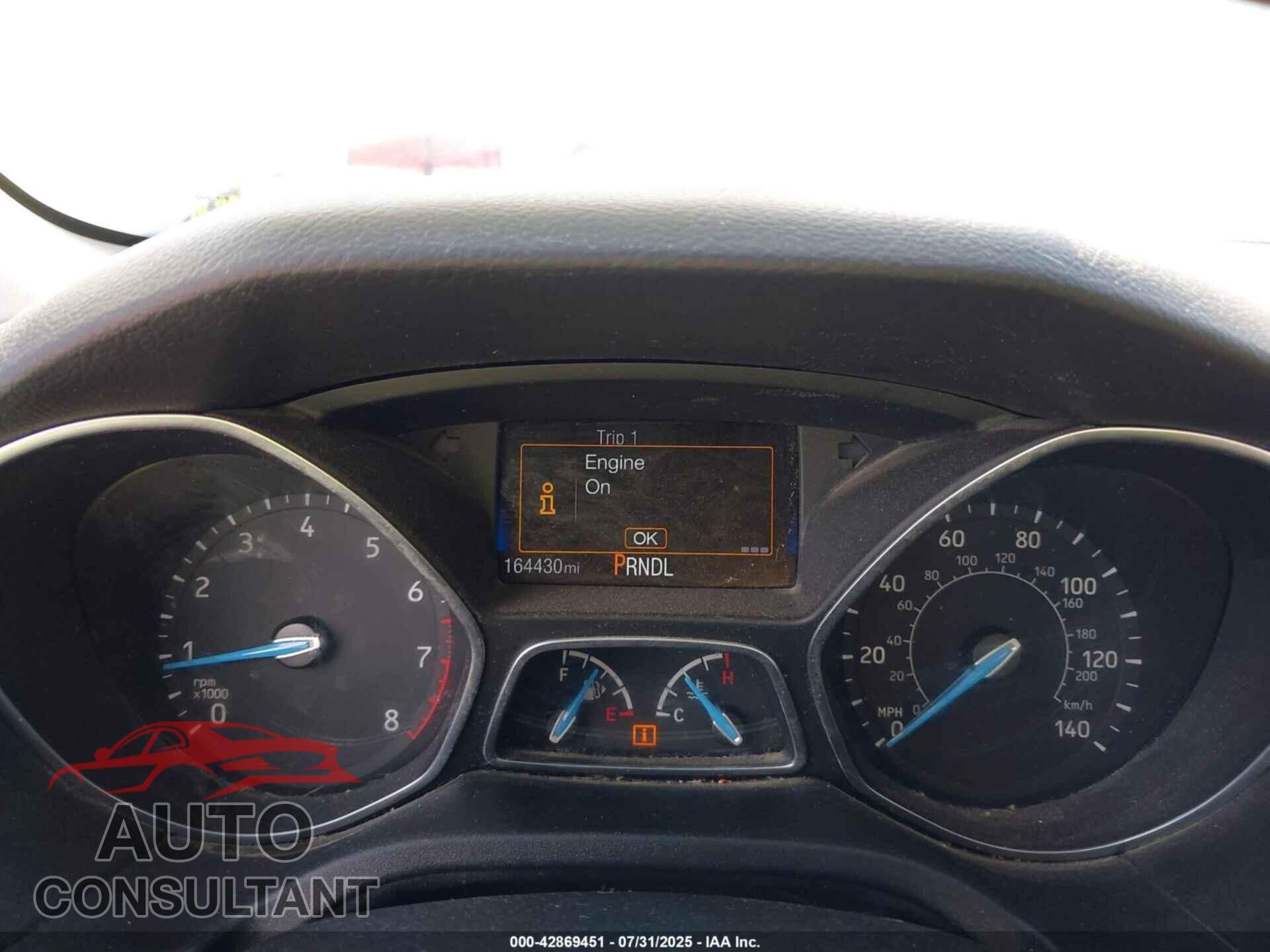 FORD FOCUS 2017 - 1FADP3E22HL276687
