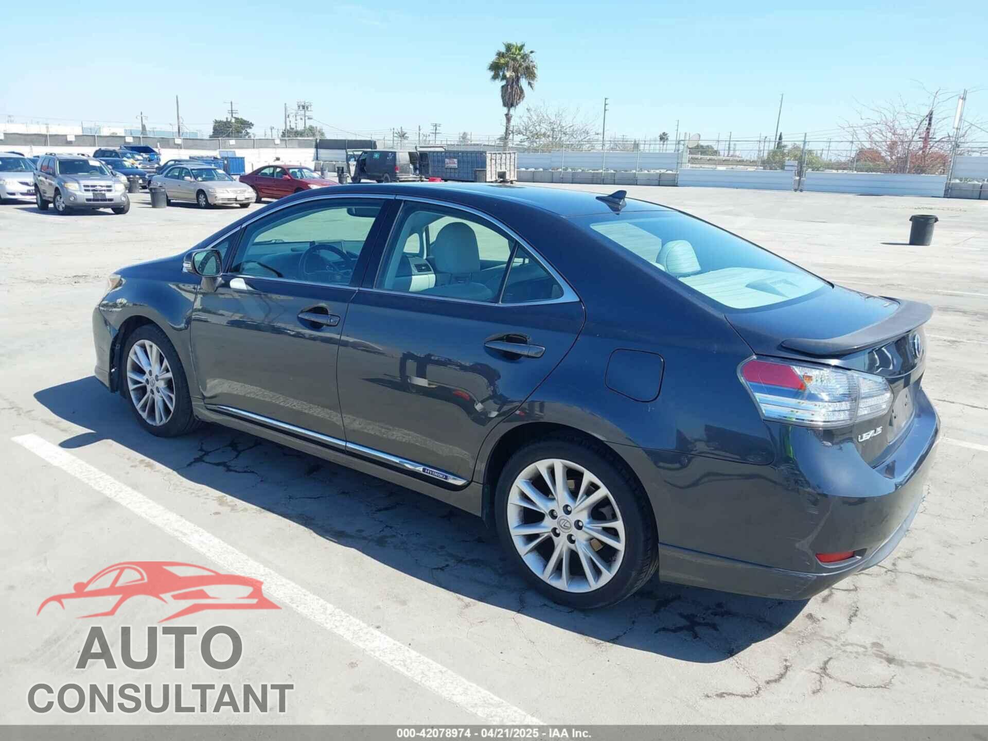 LEXUS HS 250H 2010 - JTHBB1BA5A2016195