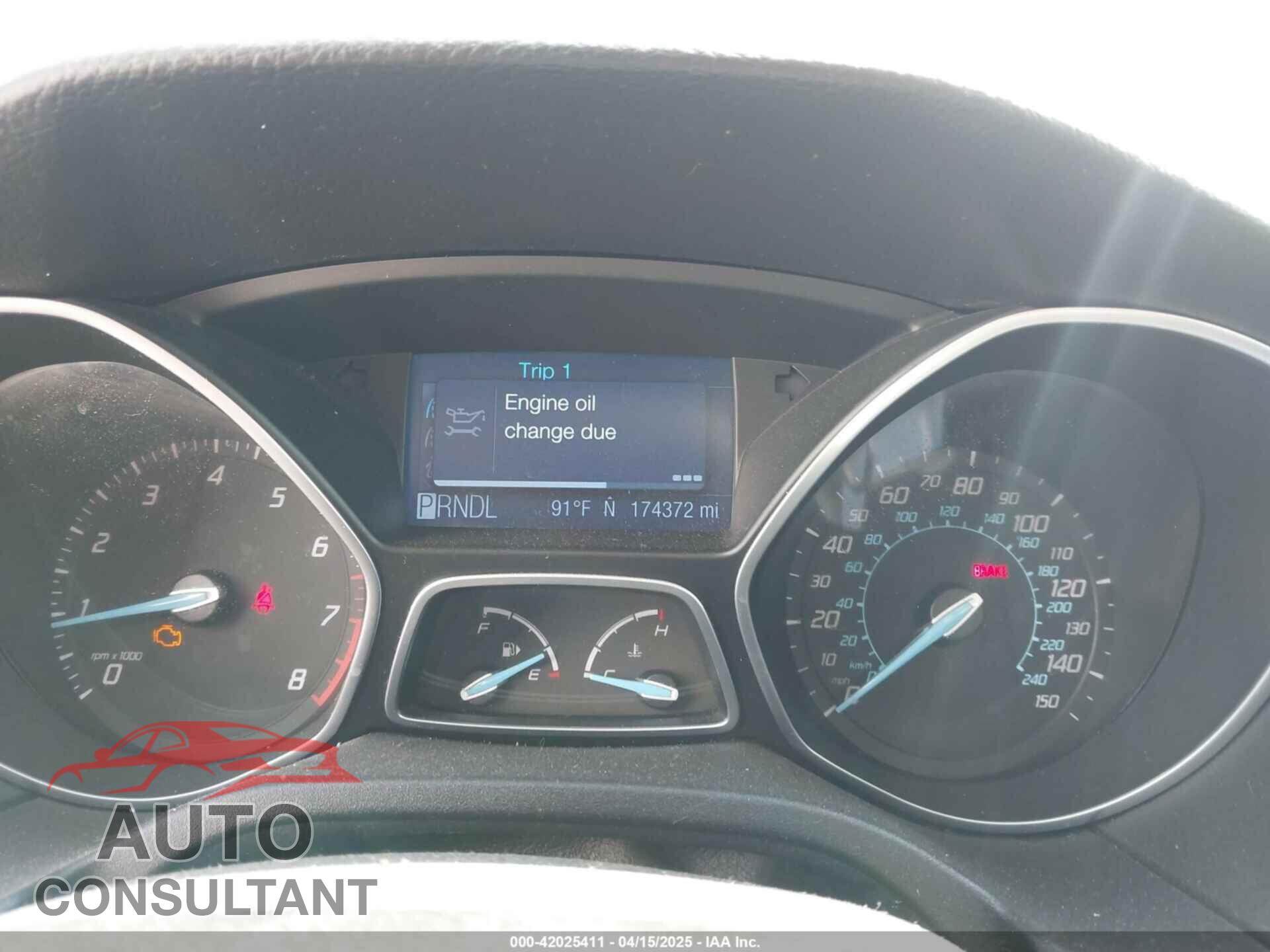 FORD FOCUS 2012 - 1FAHP3F25CL381667