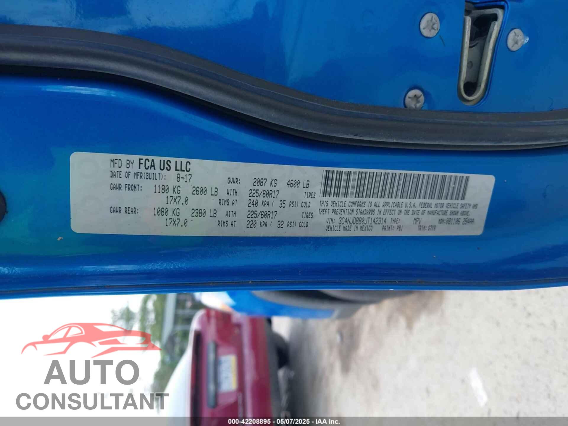 JEEP COMPASS 2018 - 3C4NJDBB0JT142314