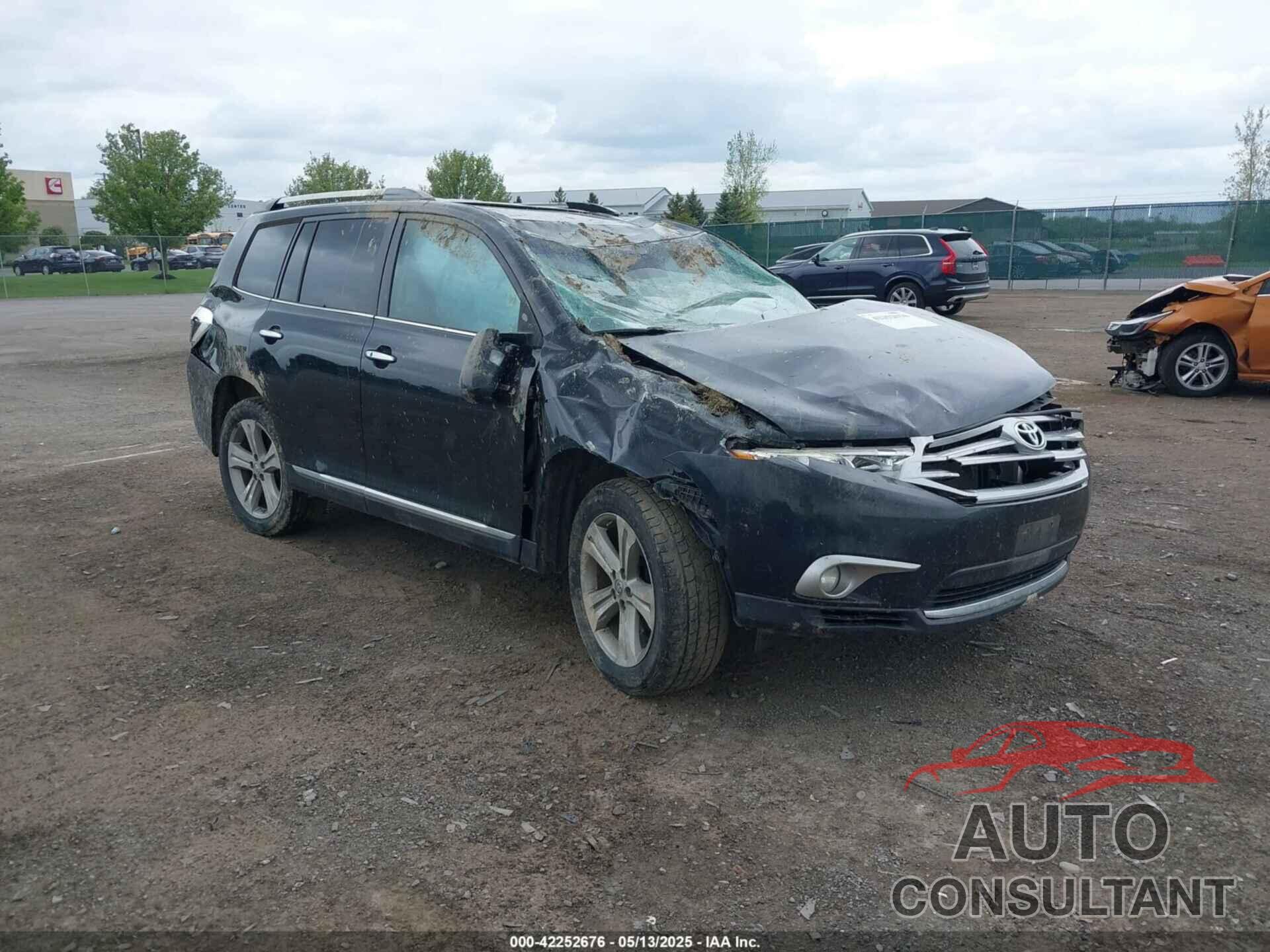 TOYOTA HIGHLANDER 2013 - 5TDDK3EH1DS251379