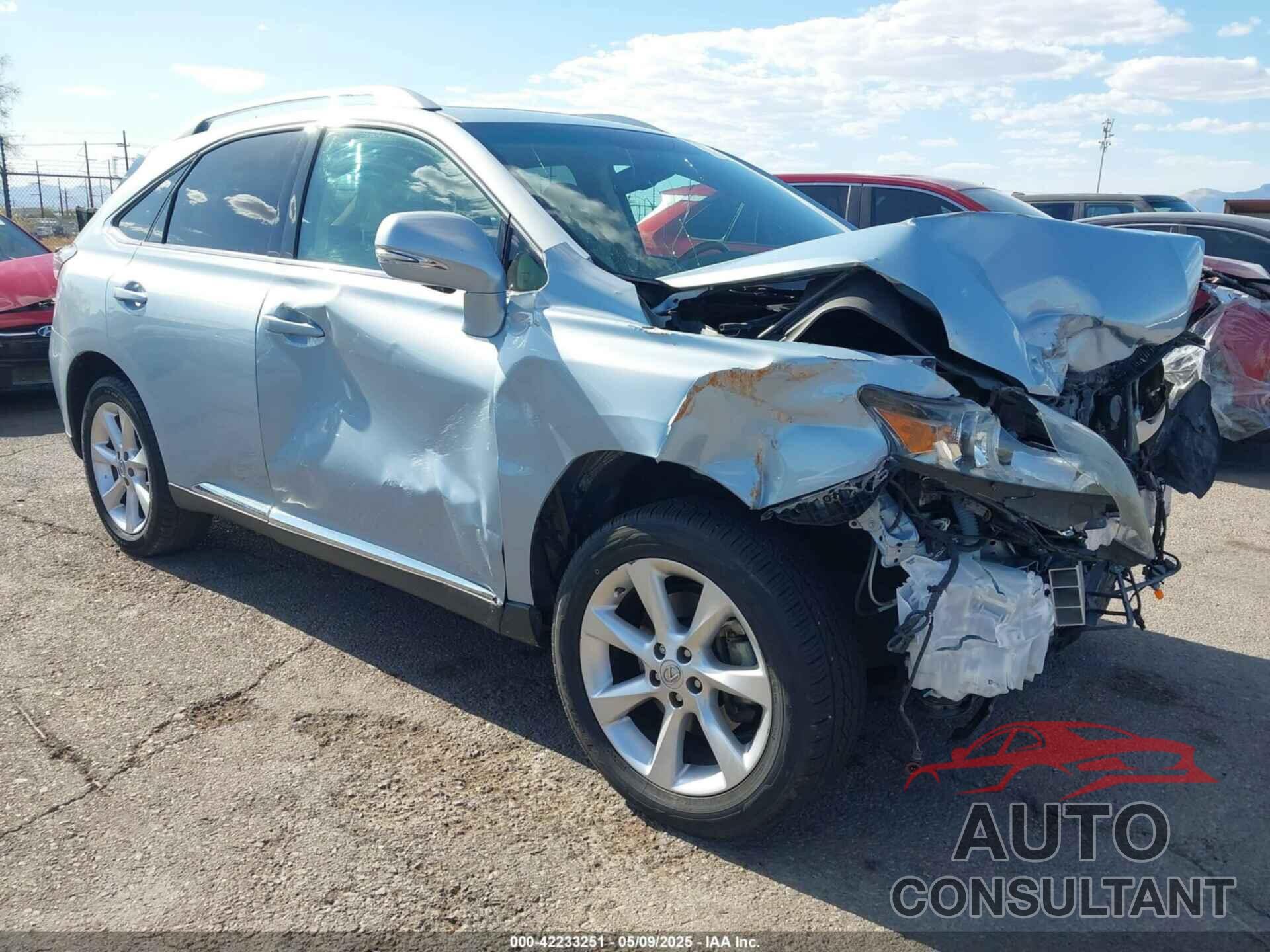 LEXUS RX 350 2010 - 2T2ZK1BA0AC008549