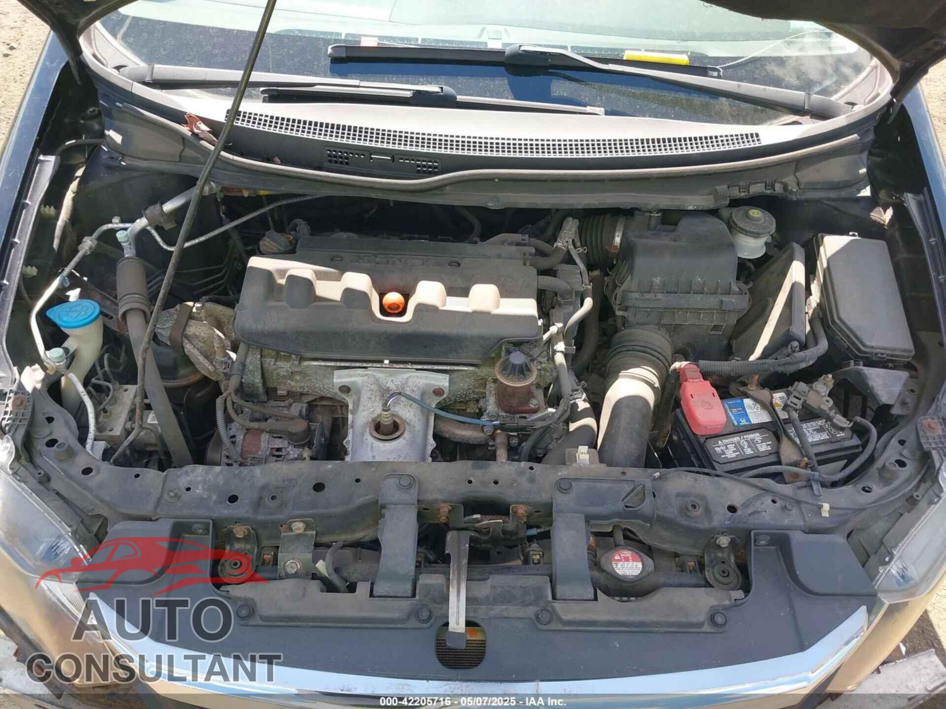 HONDA CIVIC 2012 - 19XFB2F86CE354176