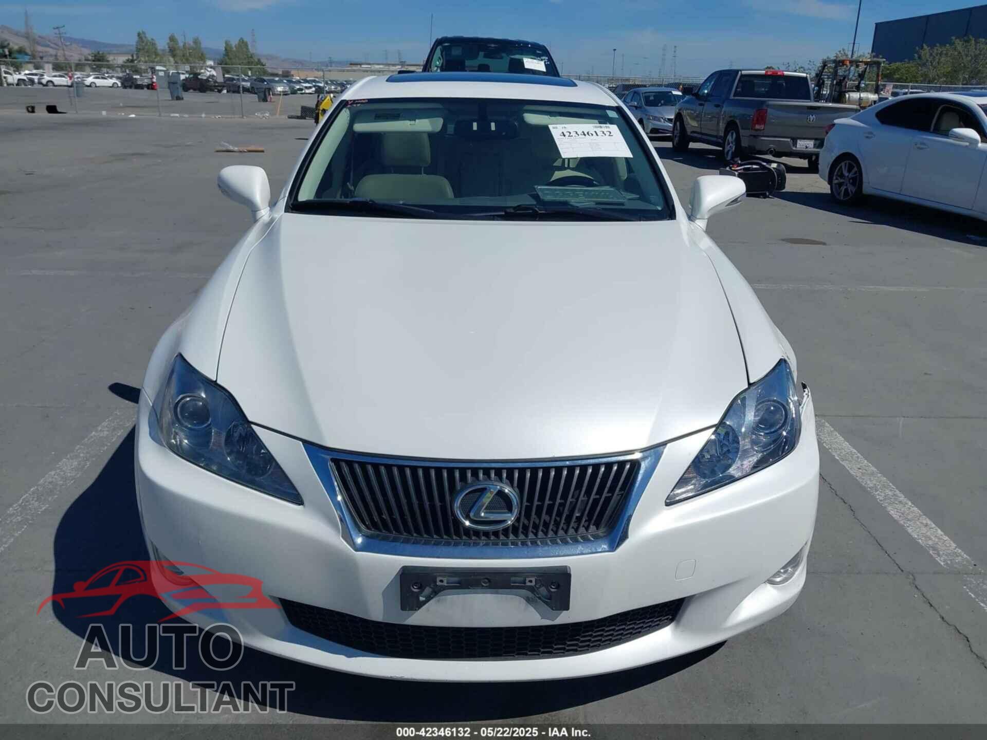 LEXUS IS 250 2010 - JTHBF5C22A5125439