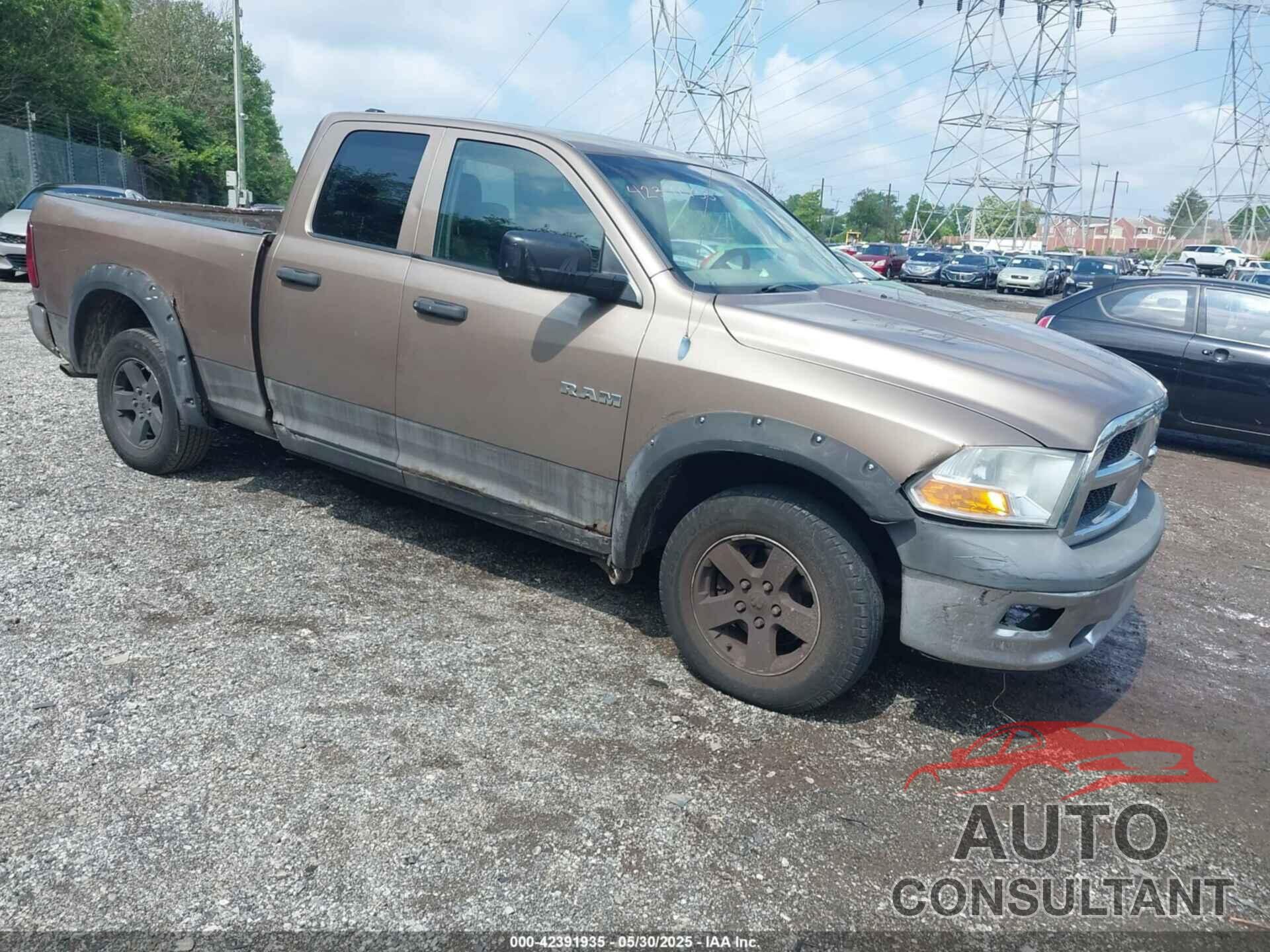 DODGE RAM 1500 2009 - 1D3HV18T29Z792415