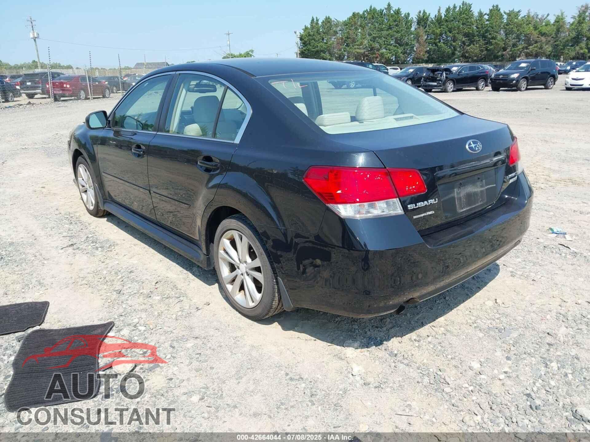 SUBARU LEGACY 2014 - 4S3BMBA61E3004351