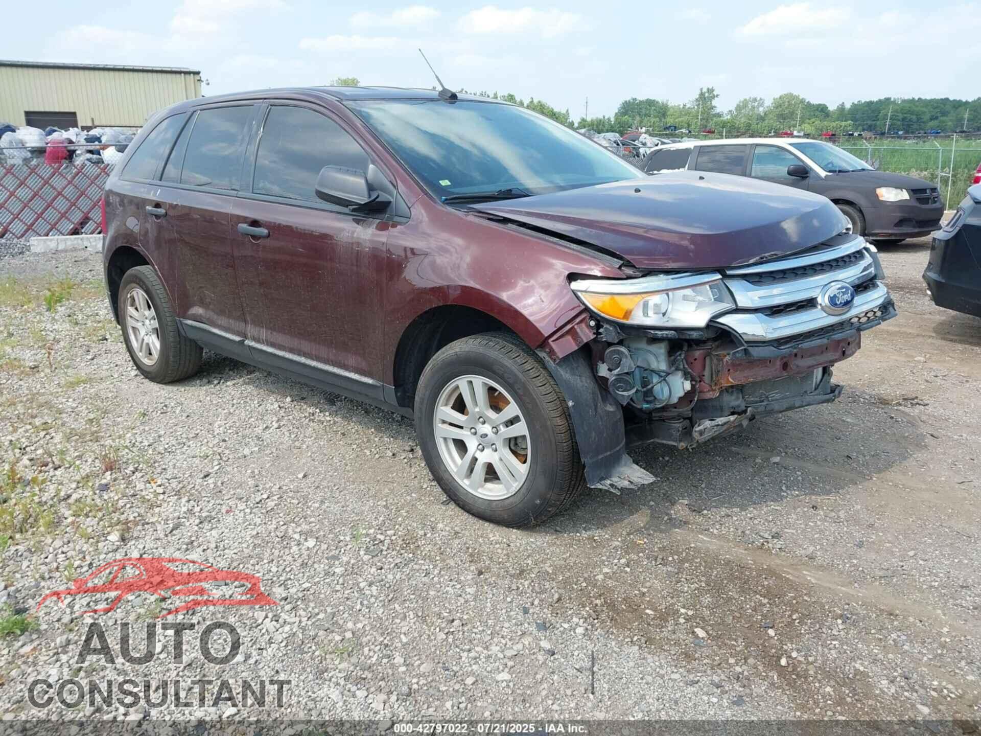 FORD EDGE 2012 - 2FMDK3GC7CBA22458