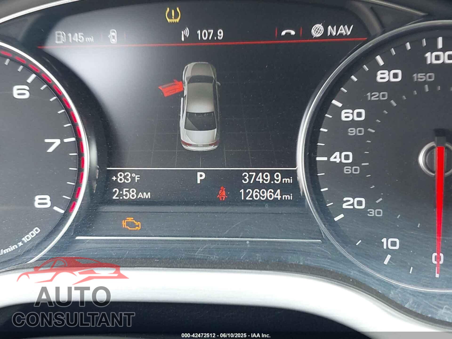 AUDI A8 2013 - WAUA2AFD5DN021950