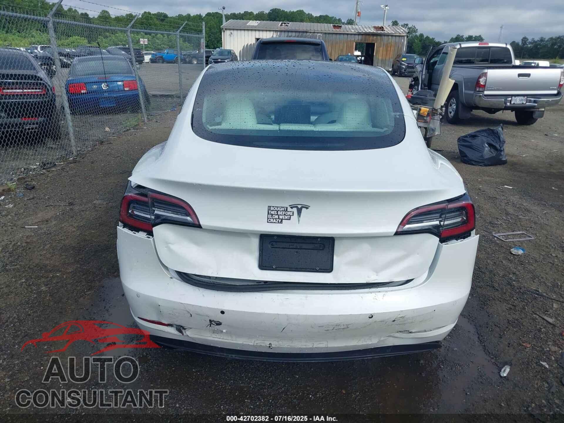 TESLA MODEL 3 2021 - 5YJ3E1EA2MF091480