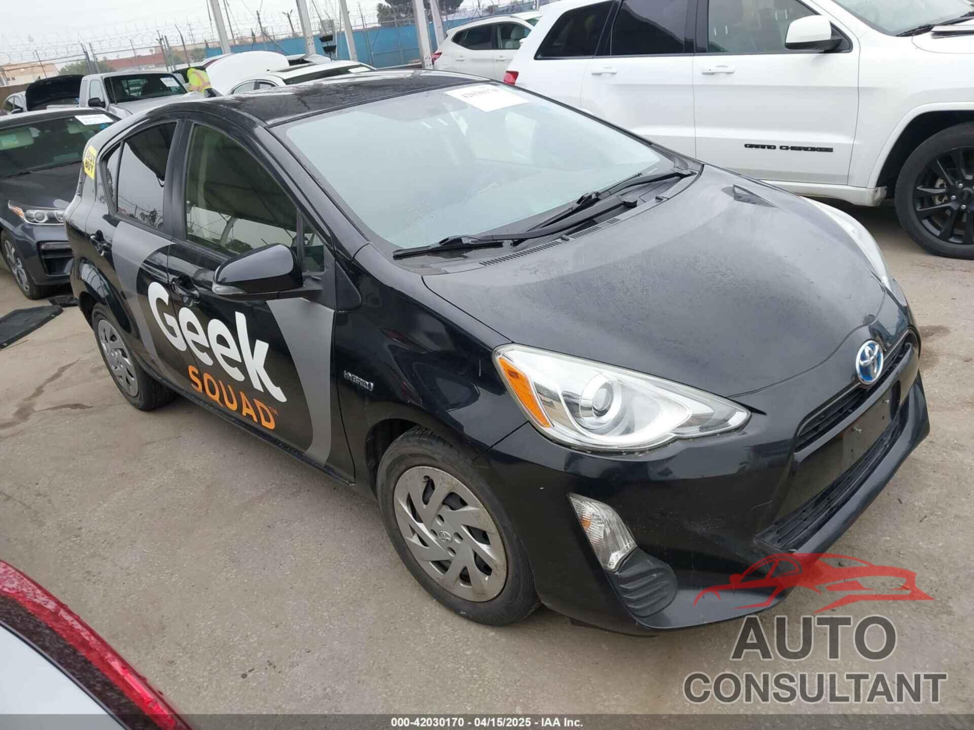 TOYOTA PRIUS C 2016 - JTDKDTB37G1120985