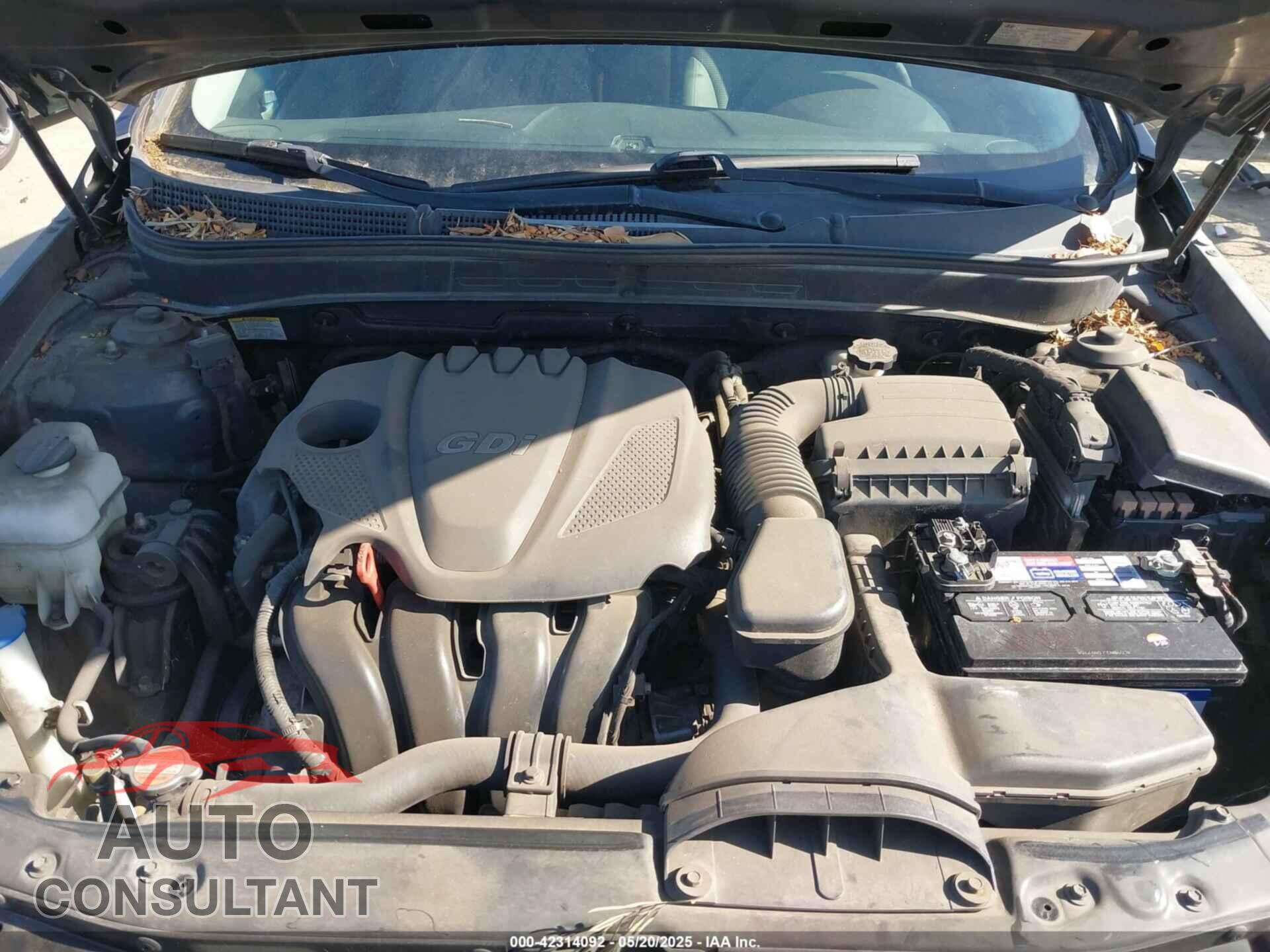 HYUNDAI SONATA 2012 - 5NPEB4AC0CH309135