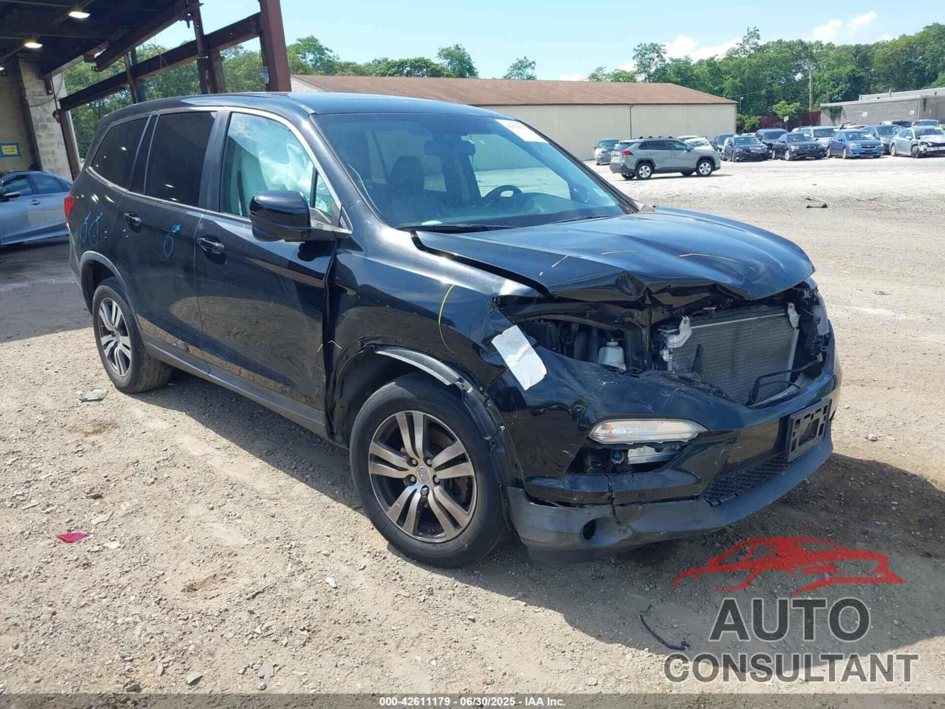 HONDA PILOT 2016 - 5FNYF6H51GB049899