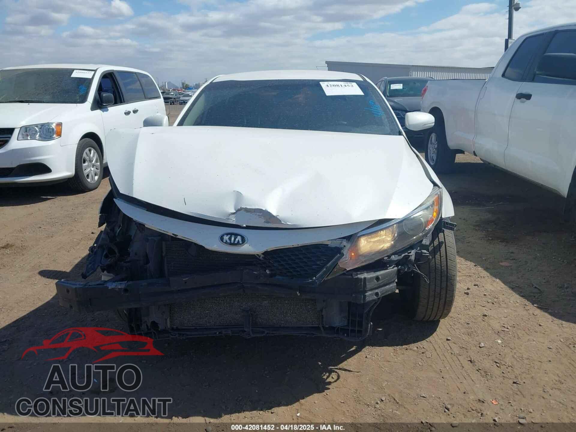 KIA OPTIMA 2015 - KNAGM4A72F5649474
