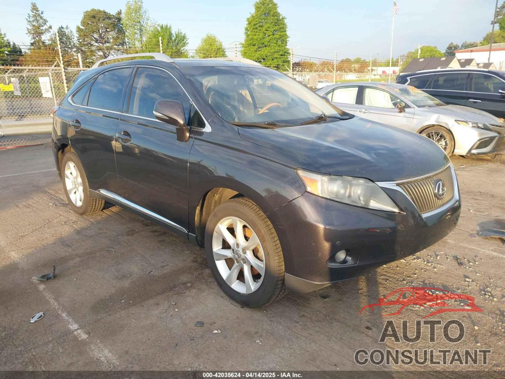 LEXUS RX 350 2010 - 2T2ZK1BA6AC035772