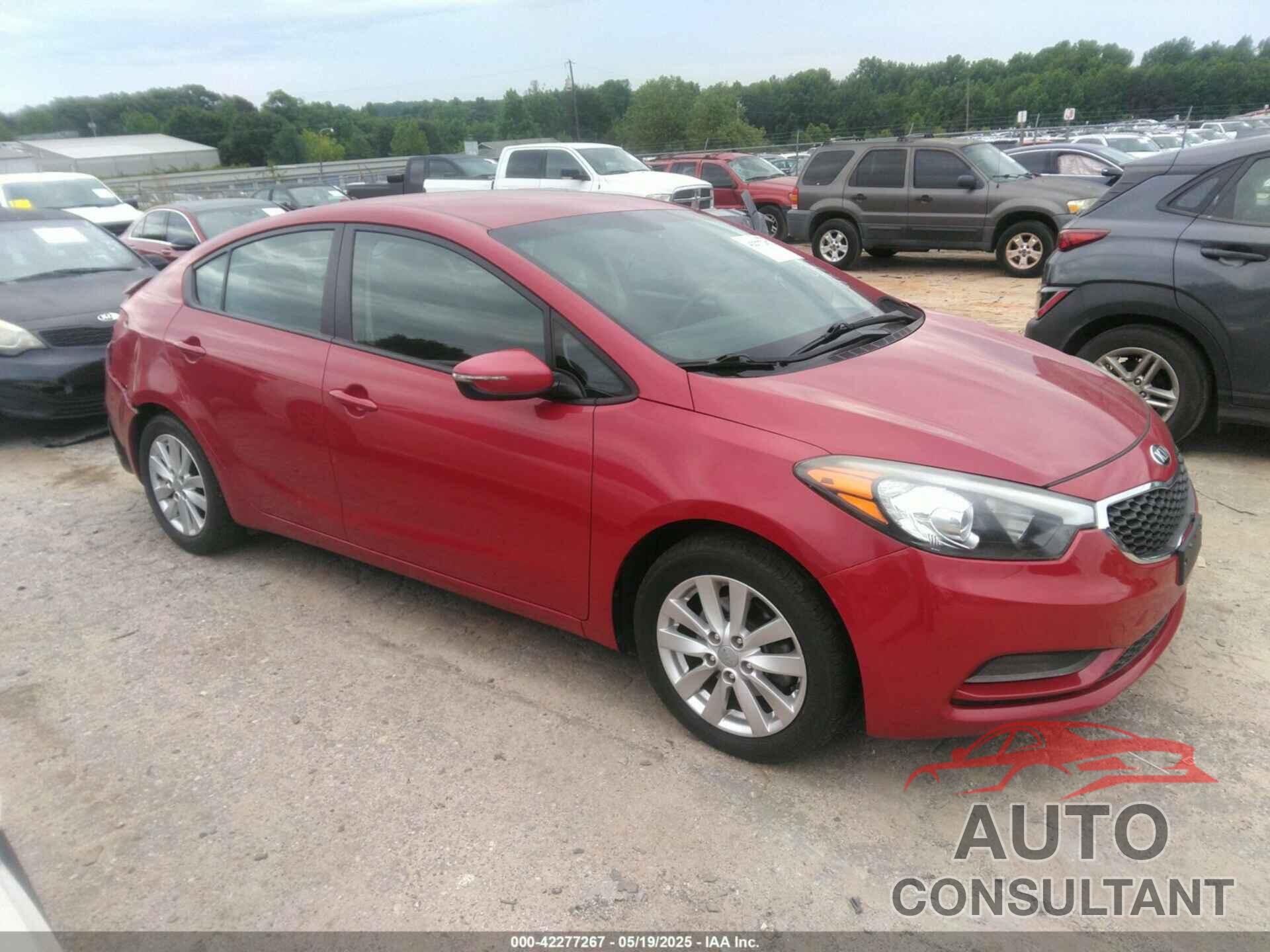 KIA FORTE 2016 - KNAFX4A68G5439117