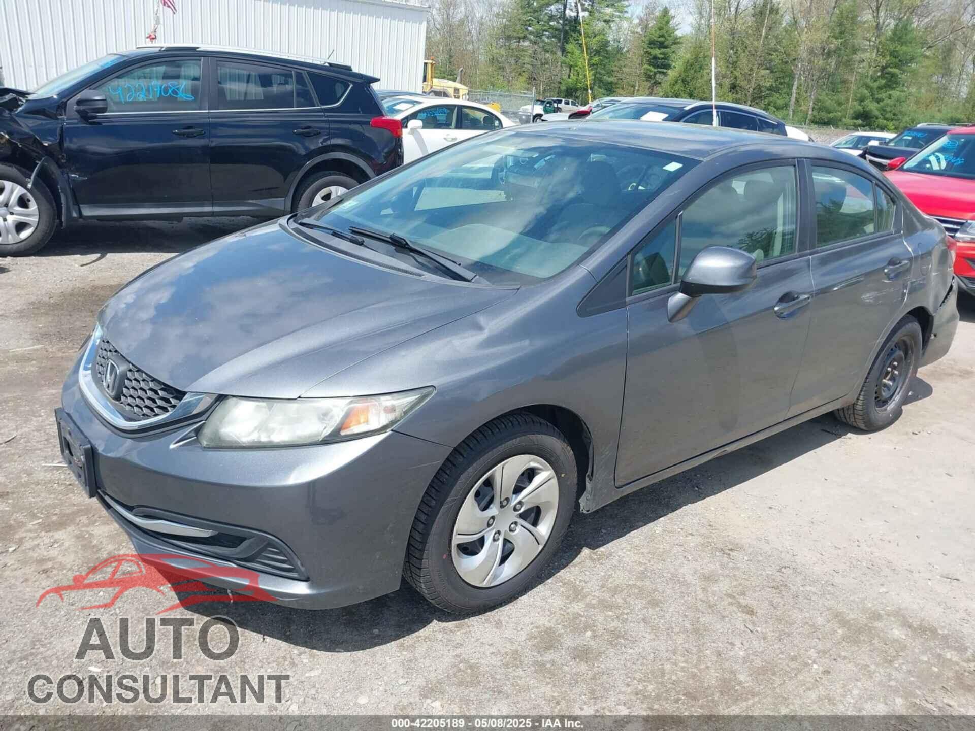 HONDA CIVIC 2013 - 19XFB2F55DE266873
