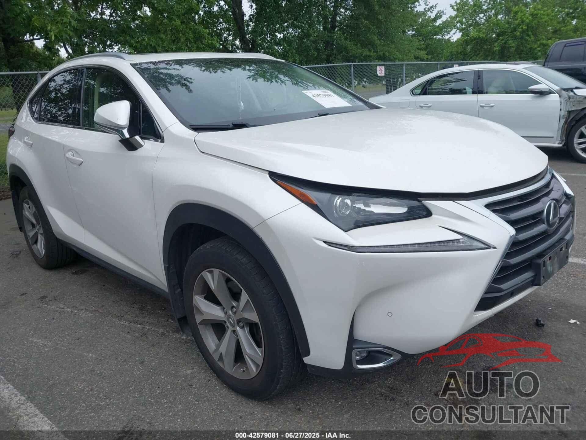 LEXUS NX 200T 2017 - JTJBARBZ5H2113414