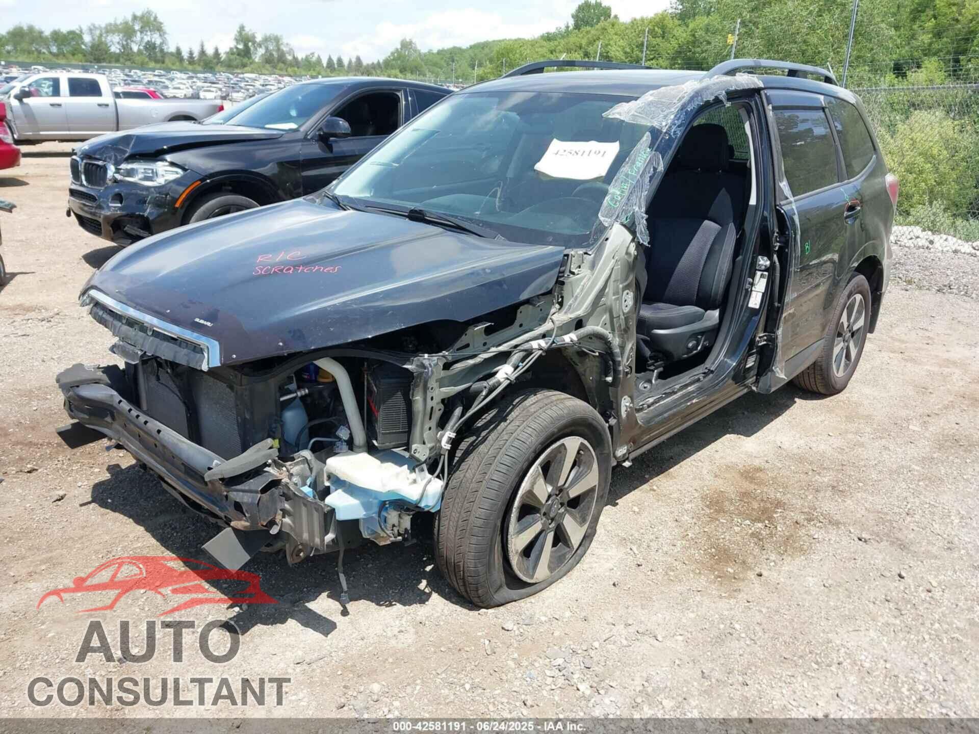 SUBARU FORESTER 2017 - JF2SJAEC0HH412707