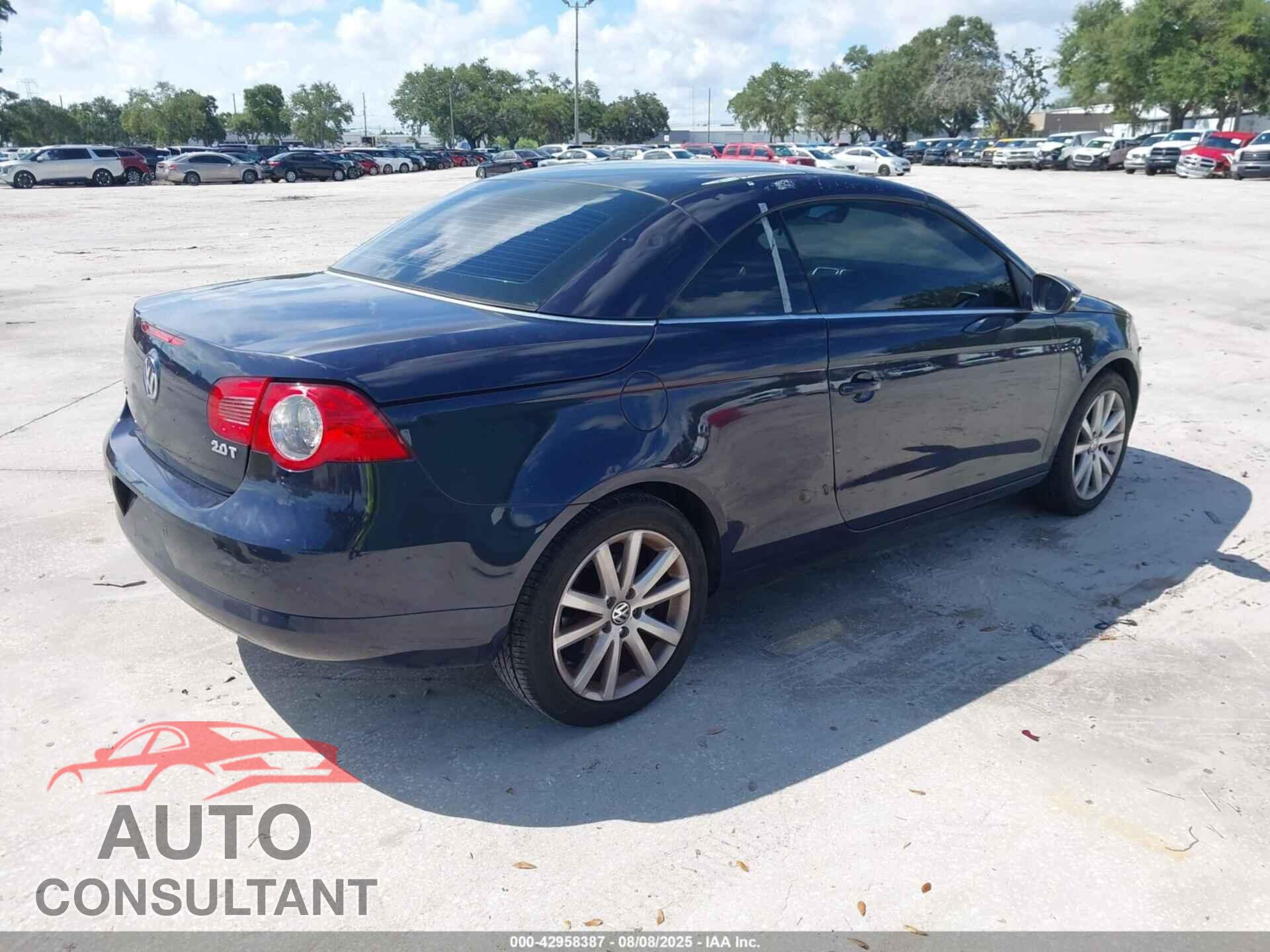 VOLKSWAGEN EOS 2009 - WVWBA71F99V005277