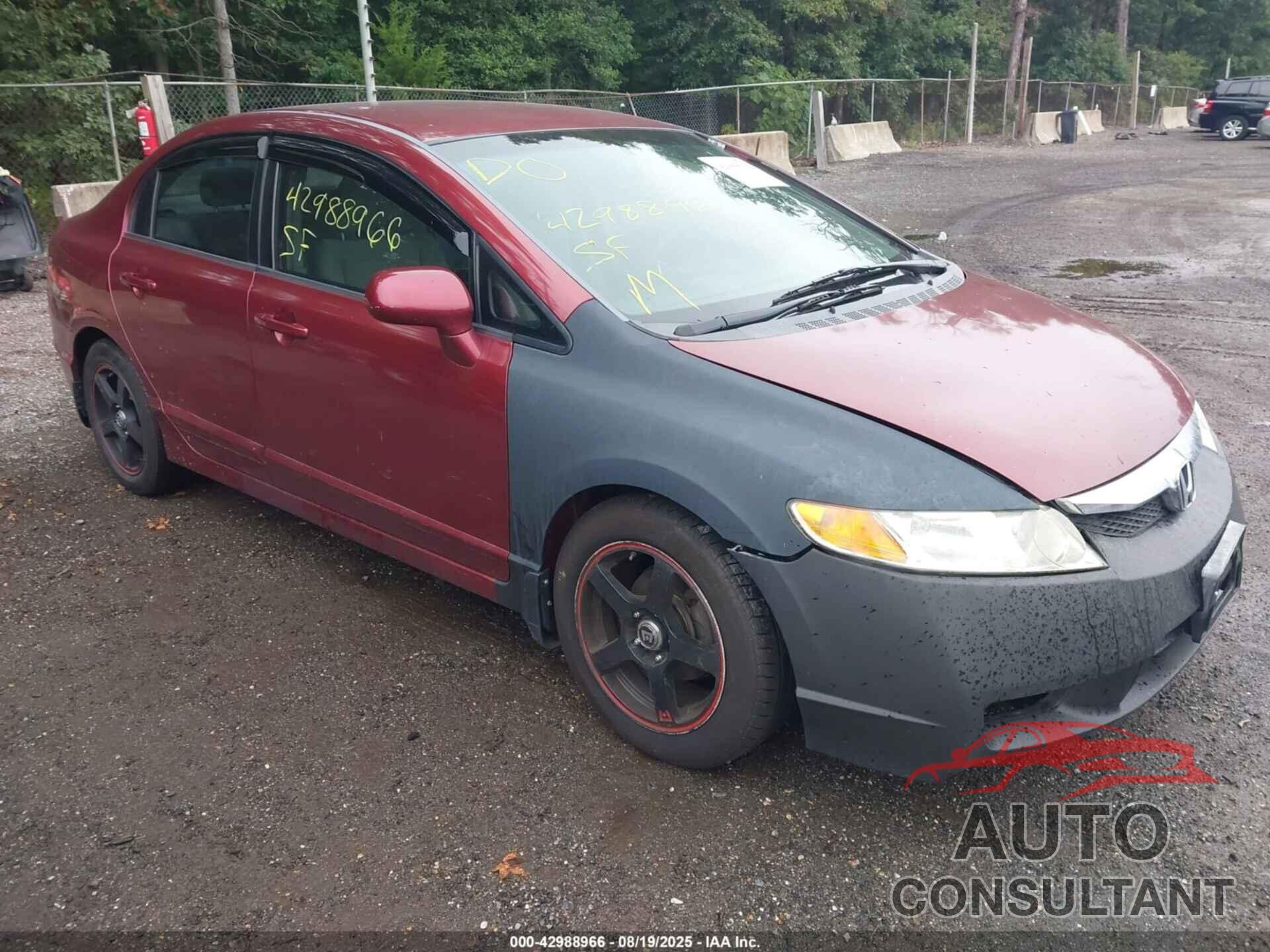 HONDA CIVIC 2010 - 2HGFA1F55AH576326